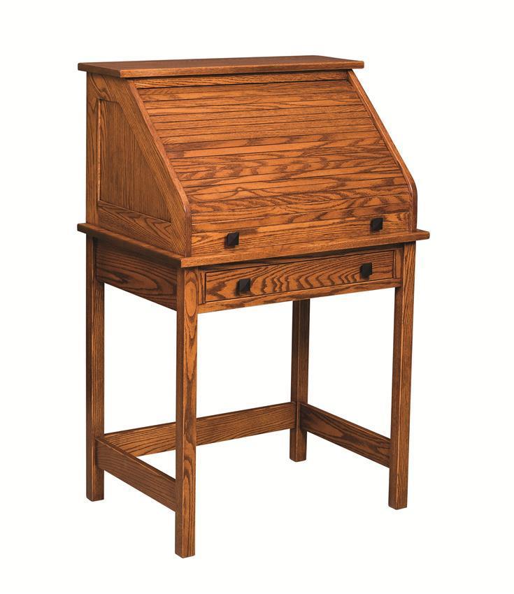 Amish 30 Post Mission Rolltop Writing Desk