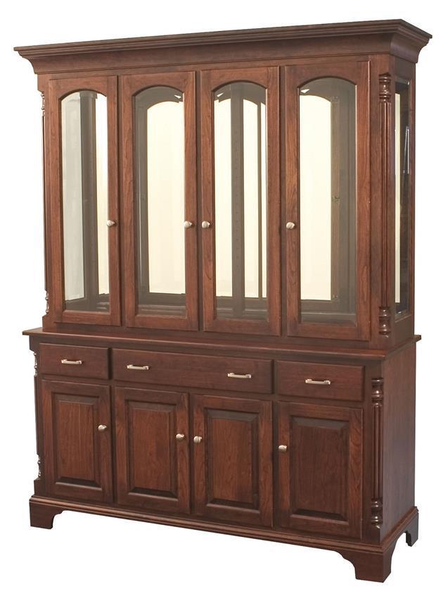 Classic Glass Door China Cabinet from DutchCrafters Amish Furniture