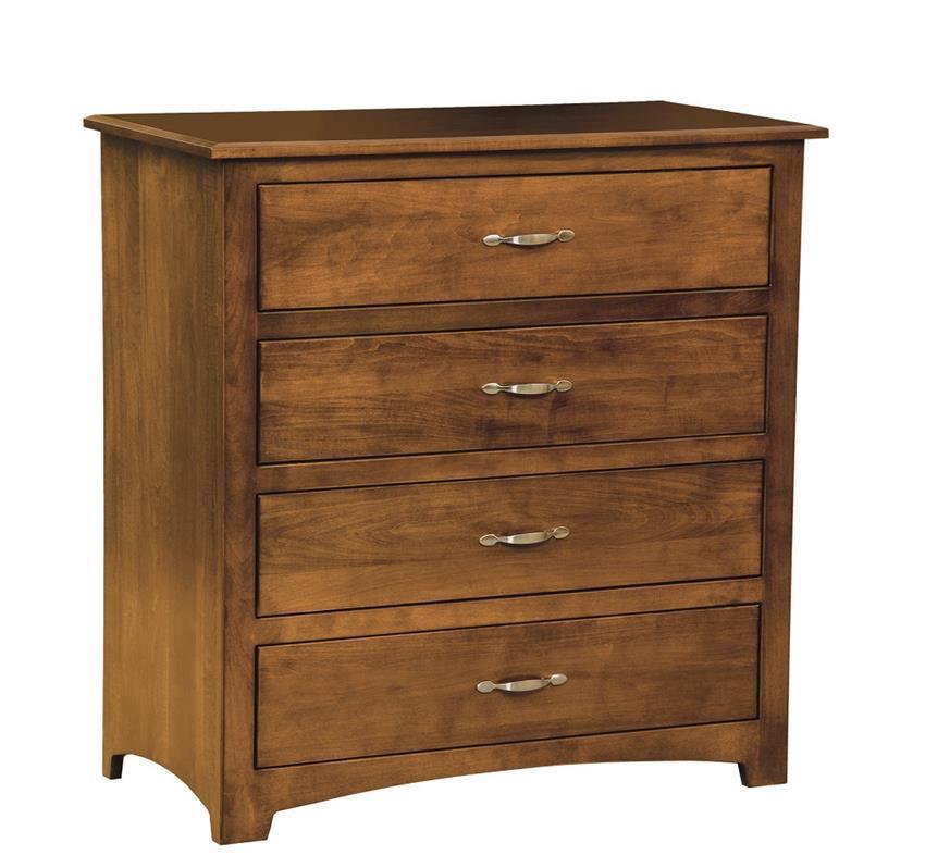 4 drawer short dresser Amish Shaker 4-Drawer Small Bedroom Dresser