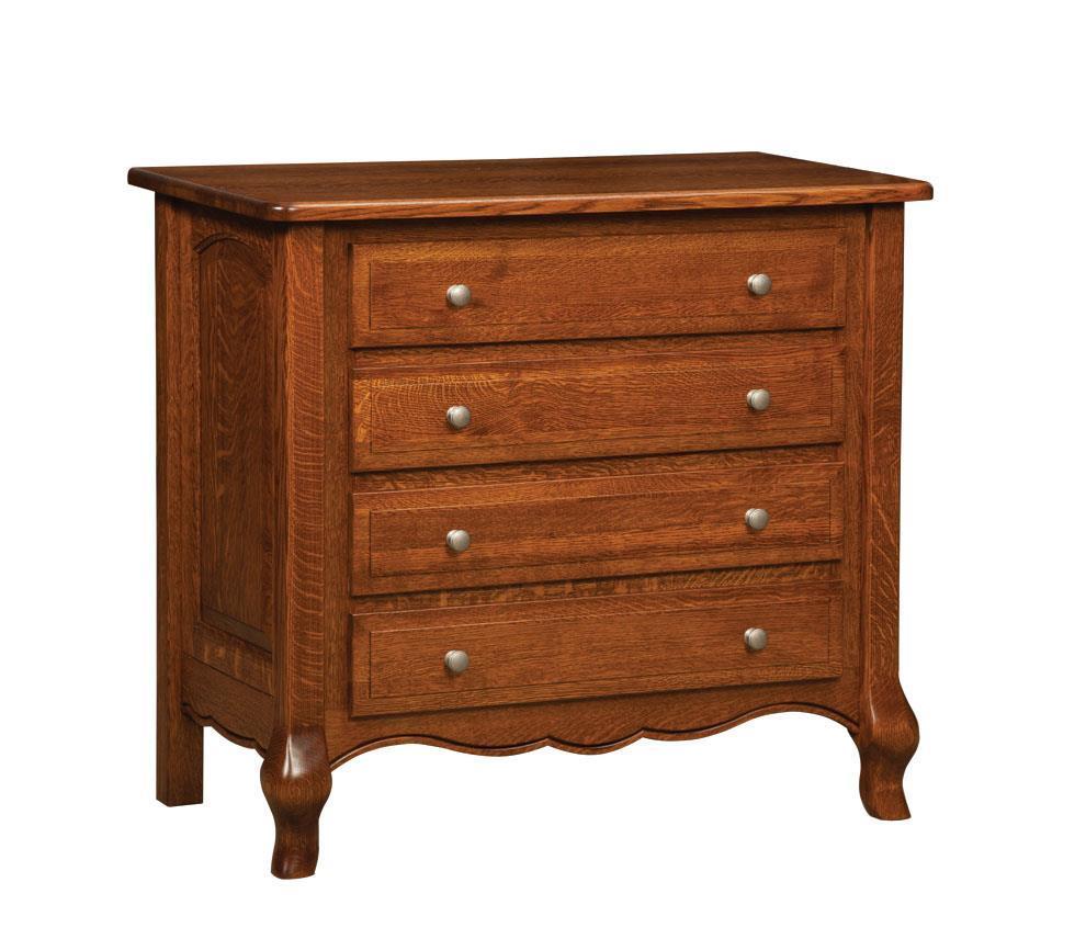 Amish West Estates Four Drawer Dresser