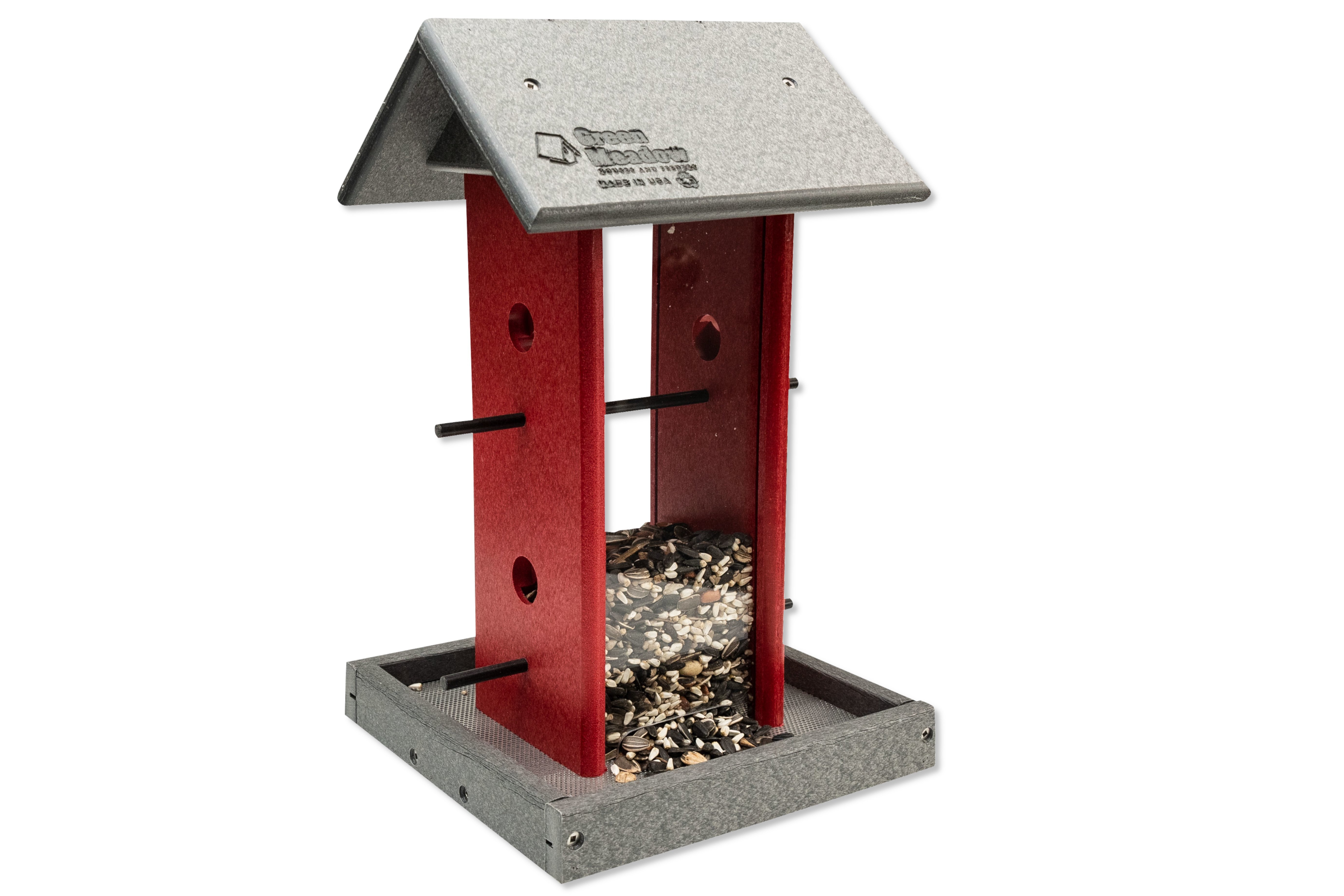 Amish Handcrafted Poly Lumber Songbird Feeder | Backyard Birding
