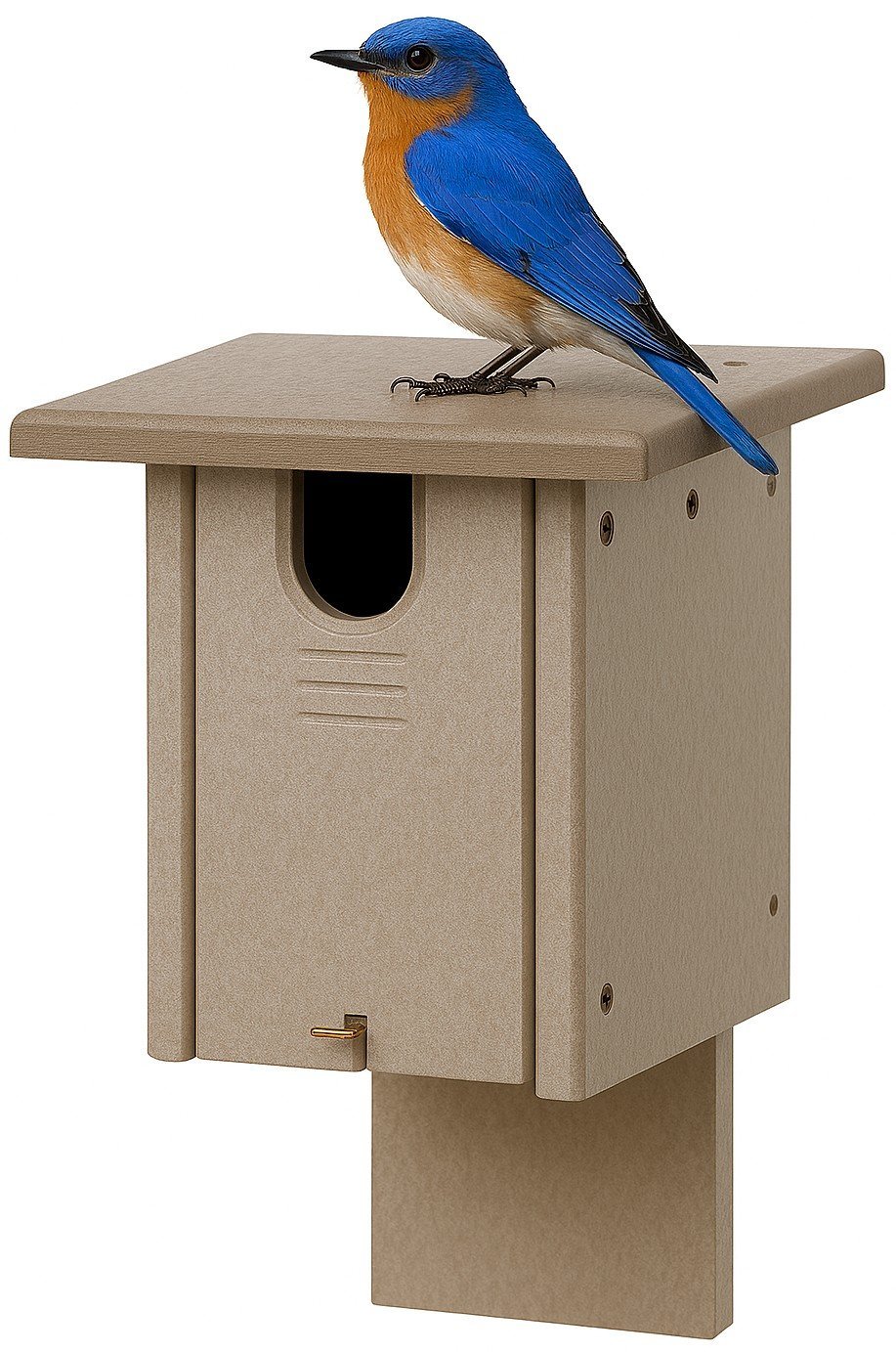 Poly Small Post Mount Bluebird House