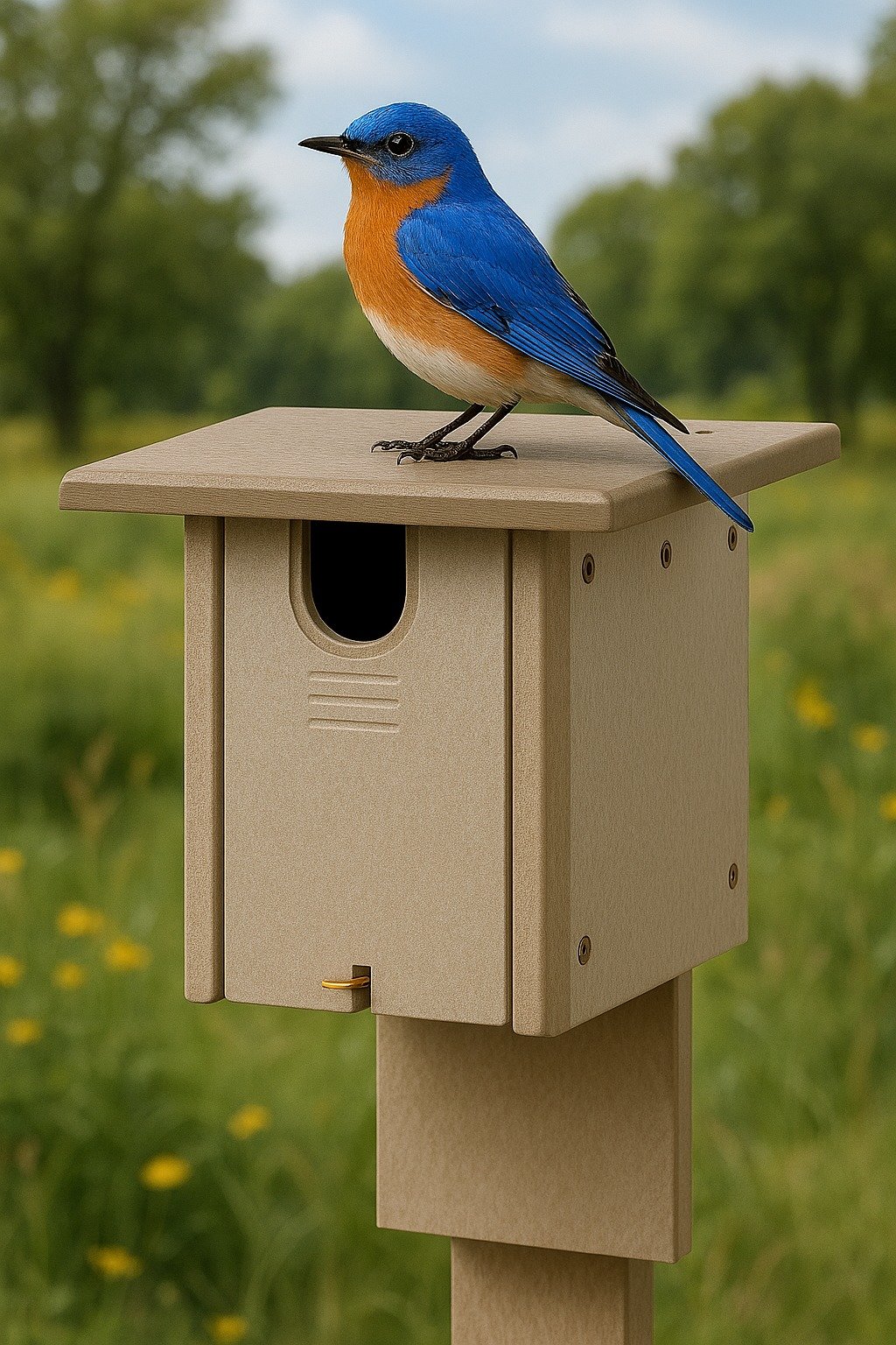 Eco Friendly Poly Bluebird House | Amish Made in USA