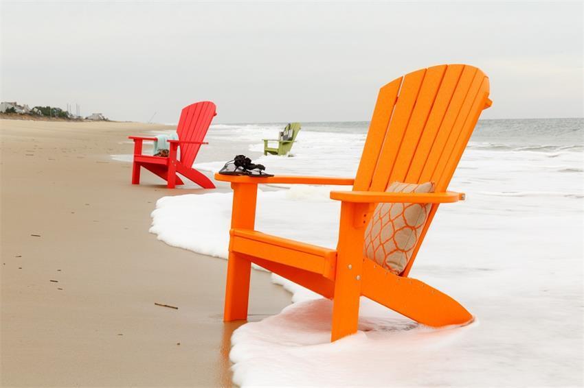 Beachfront Poly Adirondack Chair QuickShip from DutchCrafters Amish