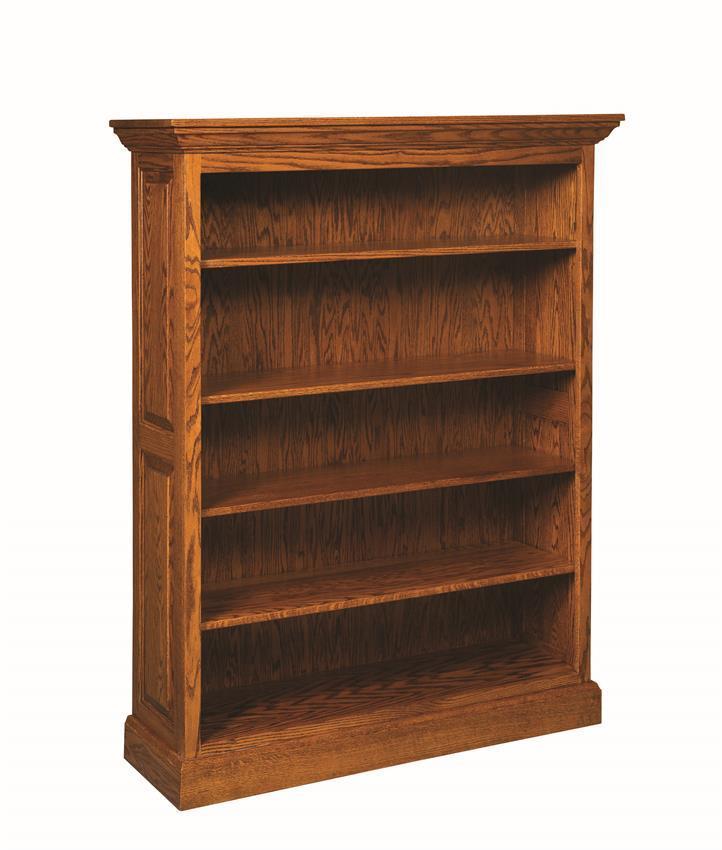46" Wide Wood Bookcase from DutchCrafters Amish Furniture