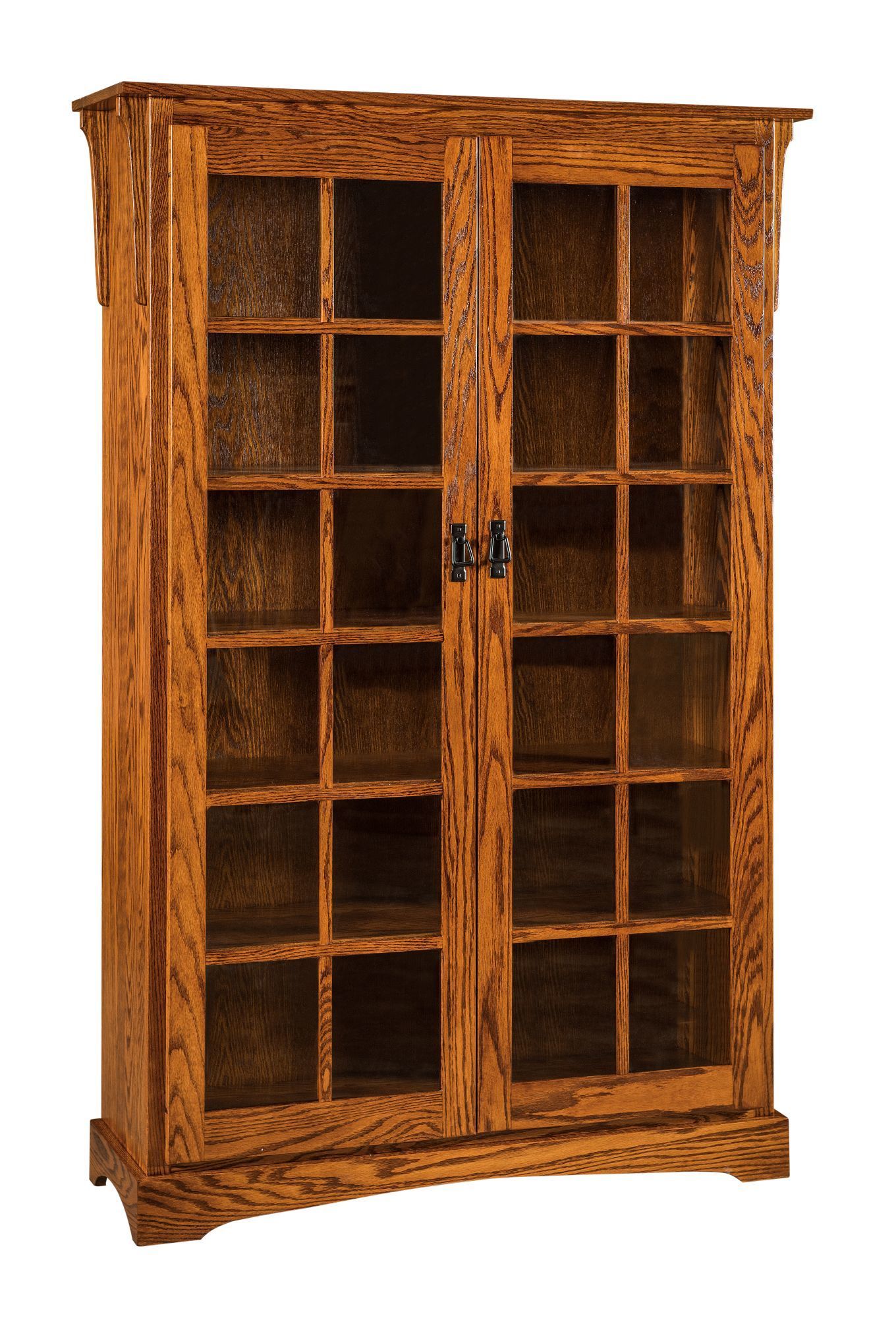 46" Wide Mission Bookcase from DutchCrafters Amish Furniture