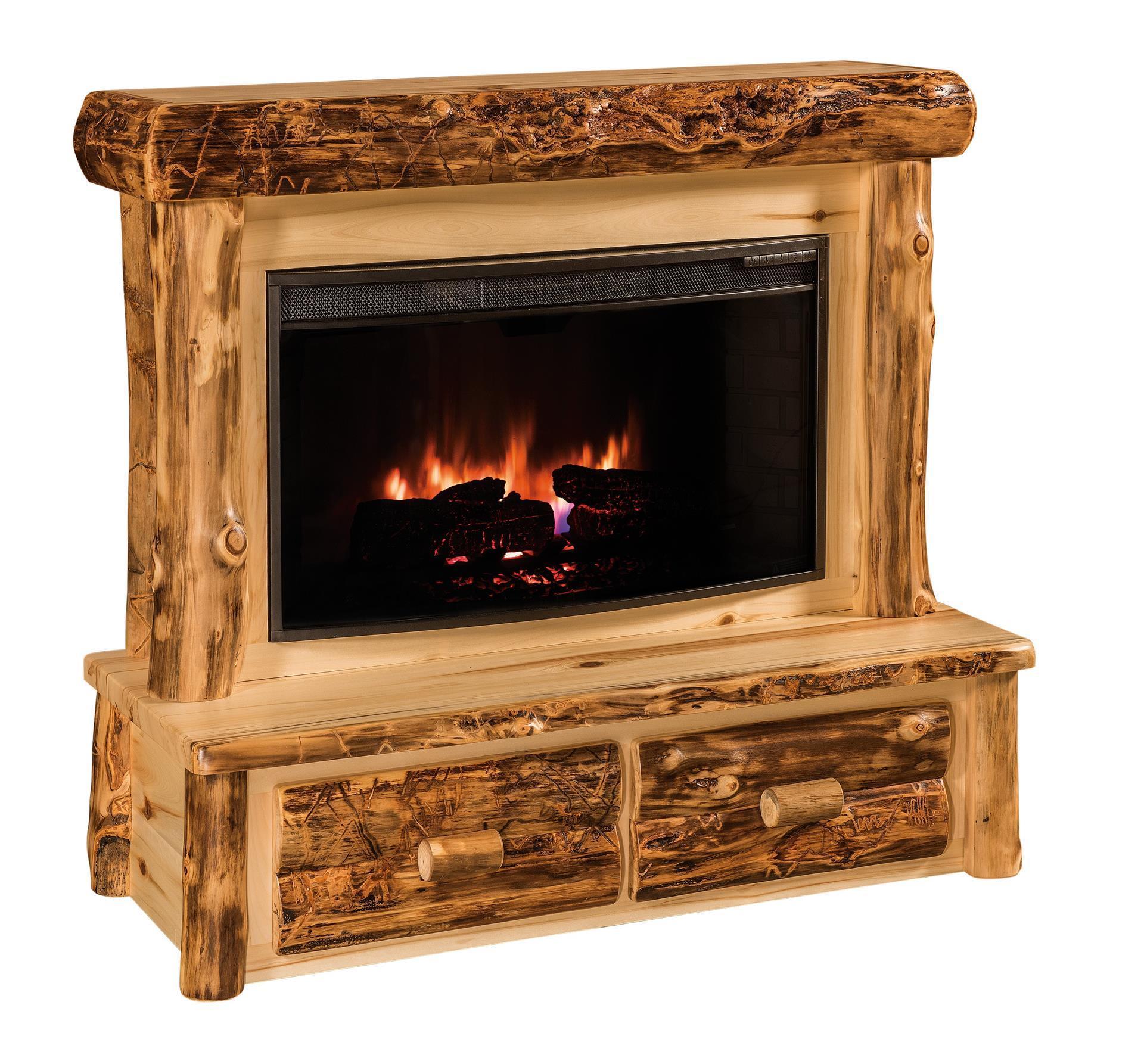 Amish deals electric fireplace