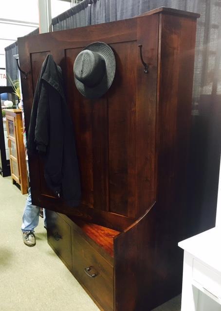Hall Tree Bench With Hidden Gun Storage From Dutchcrafters