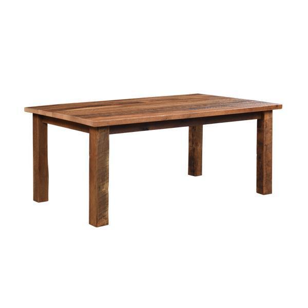 Reclaimed Barnwood Almanzo Dining Table from DutchCrafters Amish