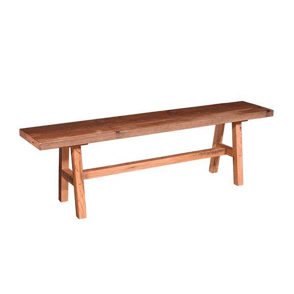 Amish Reclaimed Barnwood Bench from DutchCrafters Amish Furniture