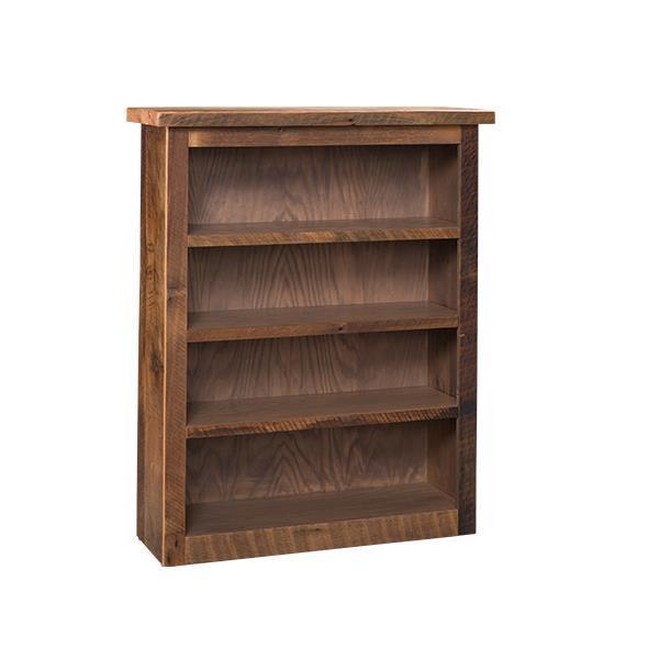 Reclaimed Barn Wood Bookcase with Adjustable Shelves from