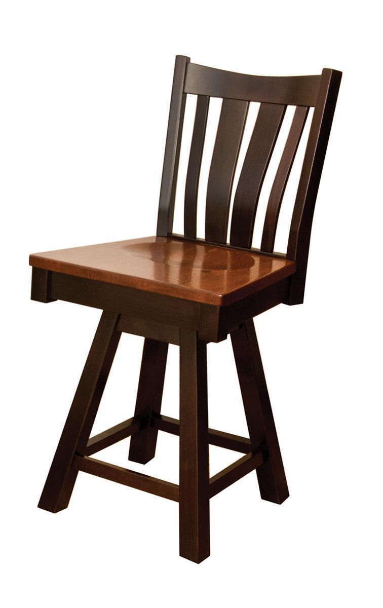 Swivel Seat Counter and Bar Stool from DutchCrafters Amish Furniture