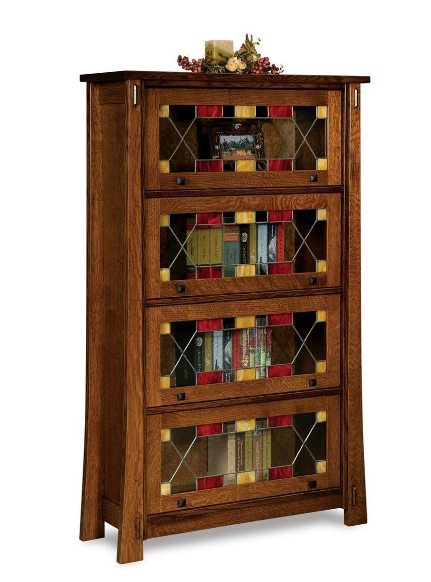 Mission Barrister Bookcase from DutchCrafters Amish Furniture