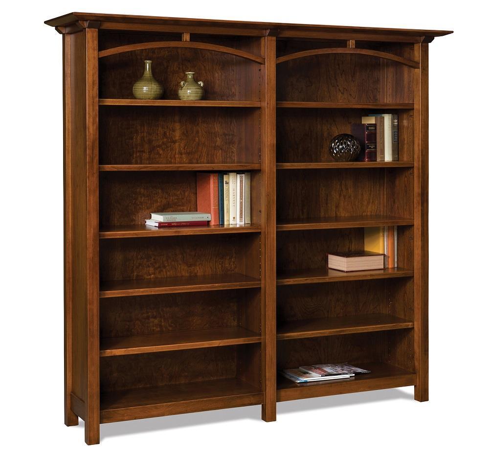 Double Bookcase From DutchCrafters Amish Furniture