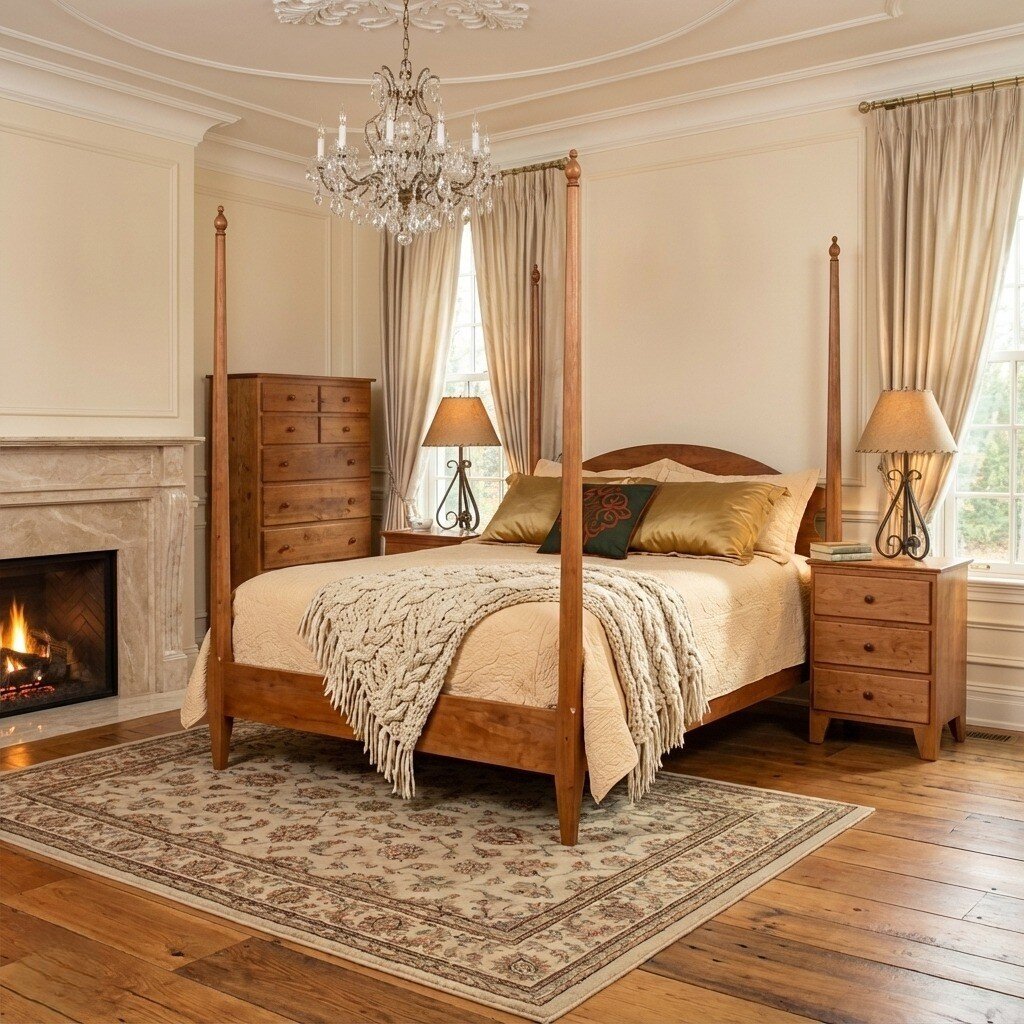 Amish Crafted Bed With Tapered Pencil Posts | DutchCrafters