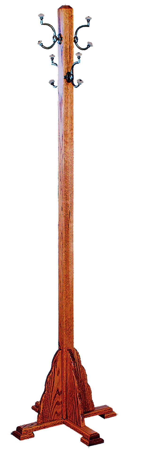 Amish Standing Coat Rack