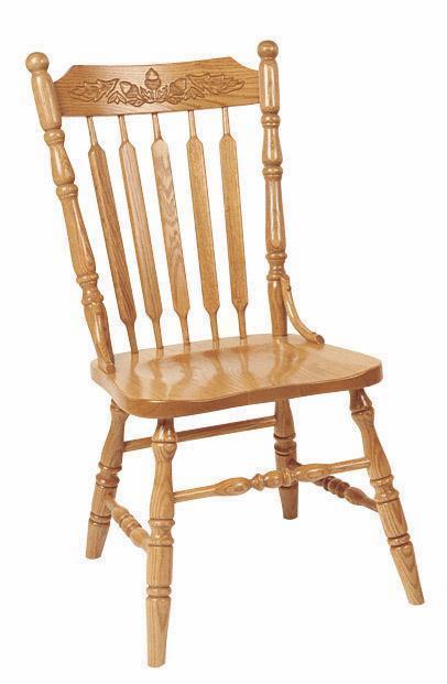 Amish Solid Wood Granny Chic Dining Chair