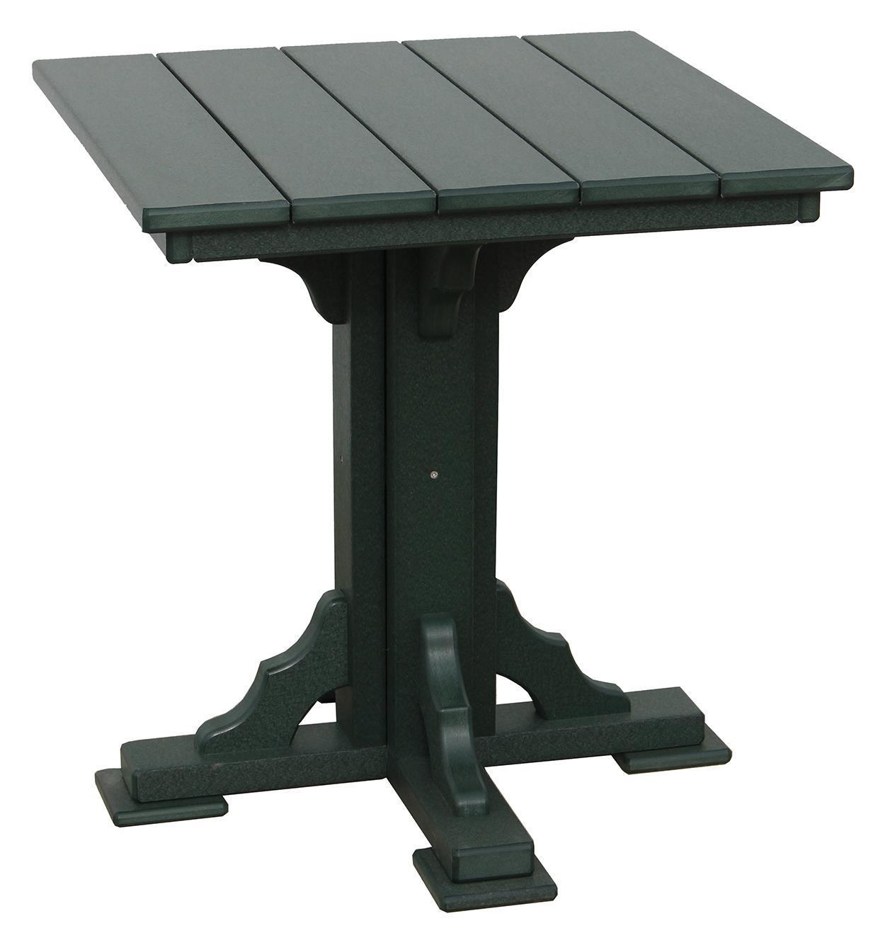 28 Inch Square Poly Bar Table from DutchCrafters Amish Furniture