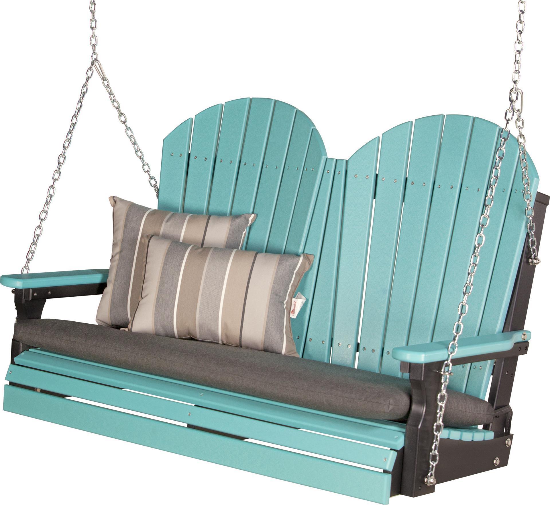 LuxCraft 4' Adirondack Poly Swing from DutchCrafters Amish Furniture