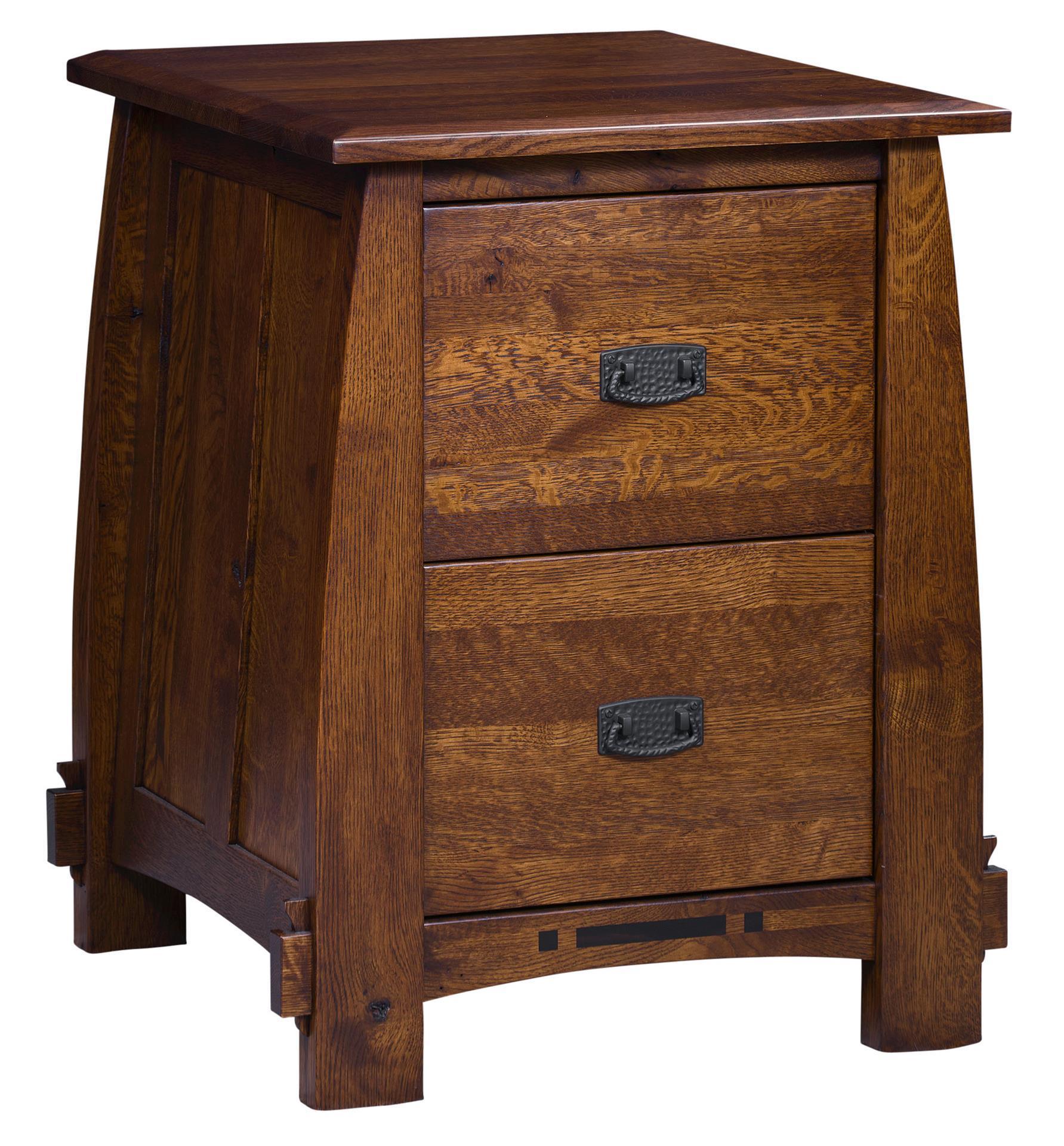 Mission-Style Home Office Filing Cabinet from DutchCrafters Amish