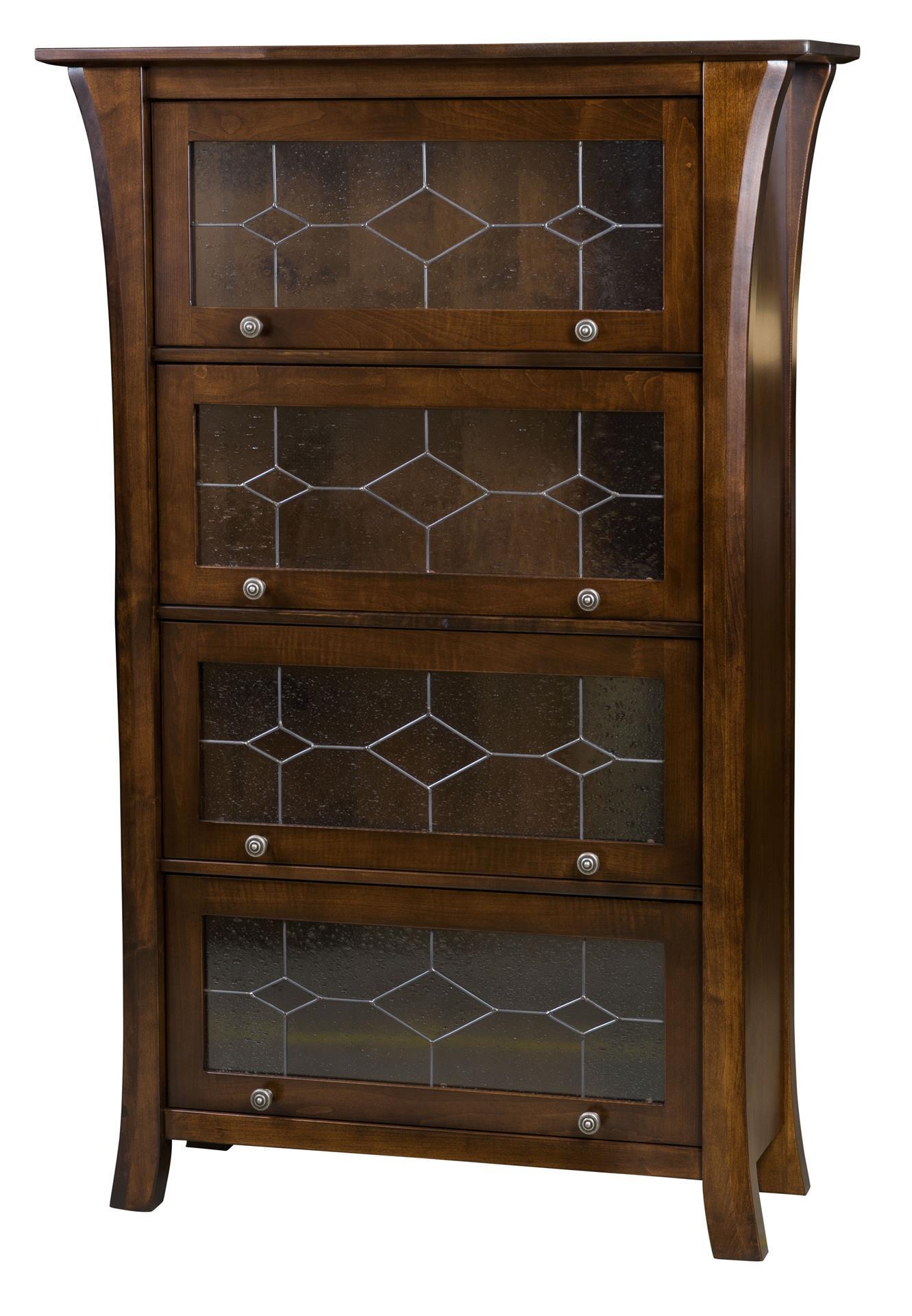 Nina Barrister Bookcase From DutchCrafters Amish Furniture