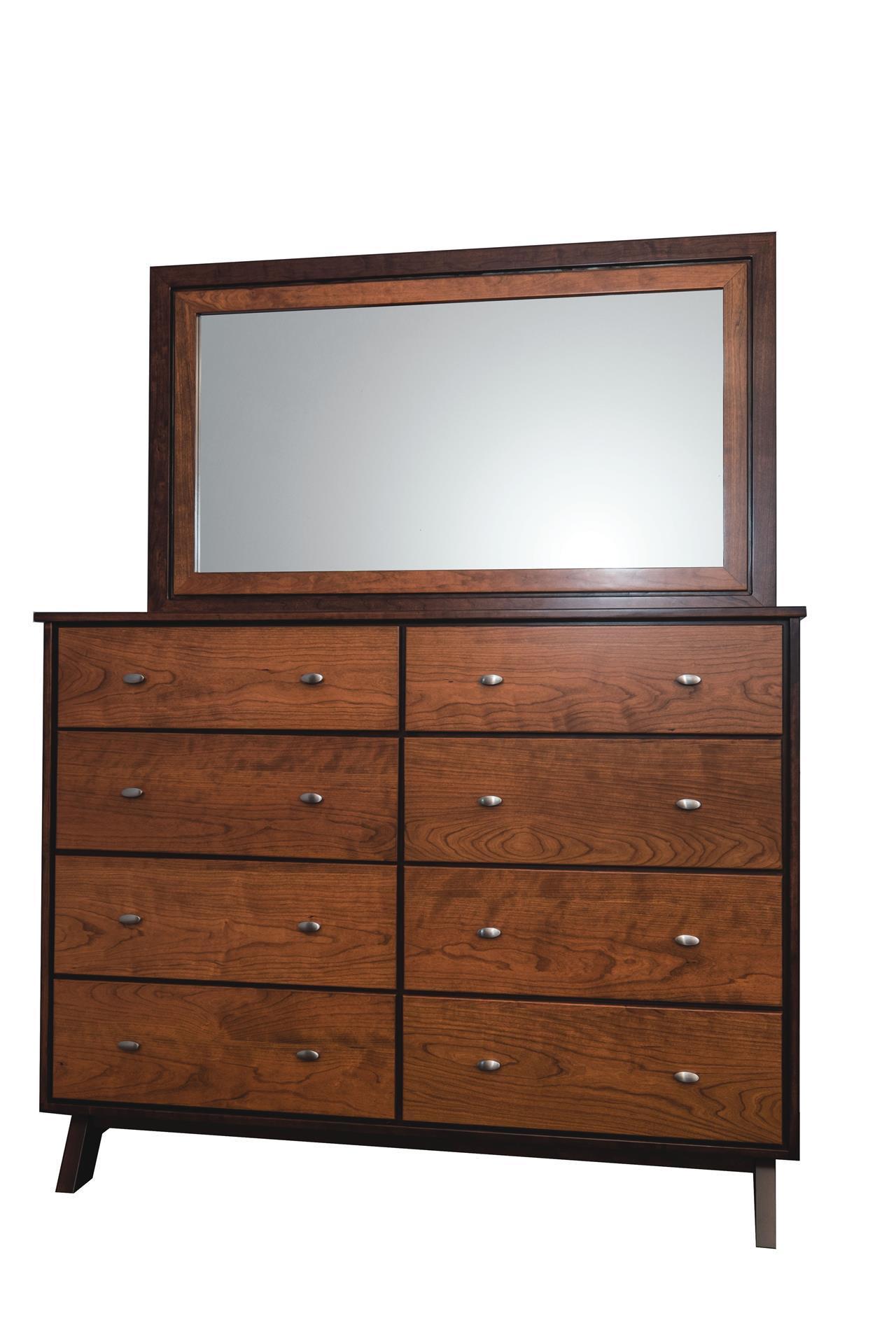 Junco Eight Drawer Dresser with Optional Mirror from