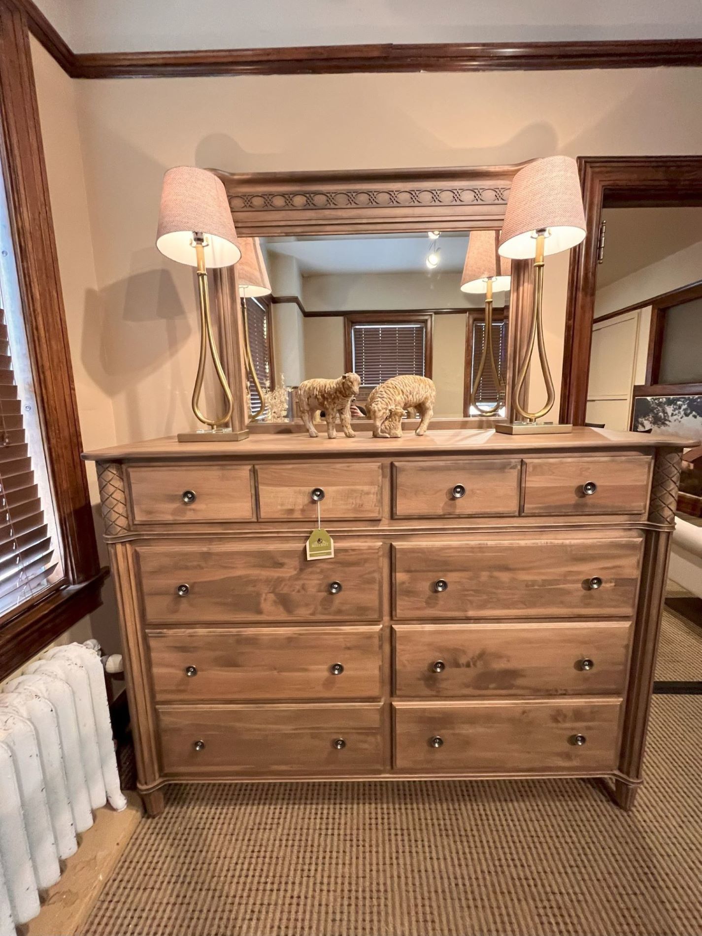 Hardwood Dresser With Ornate Detail | DutchCrafters
