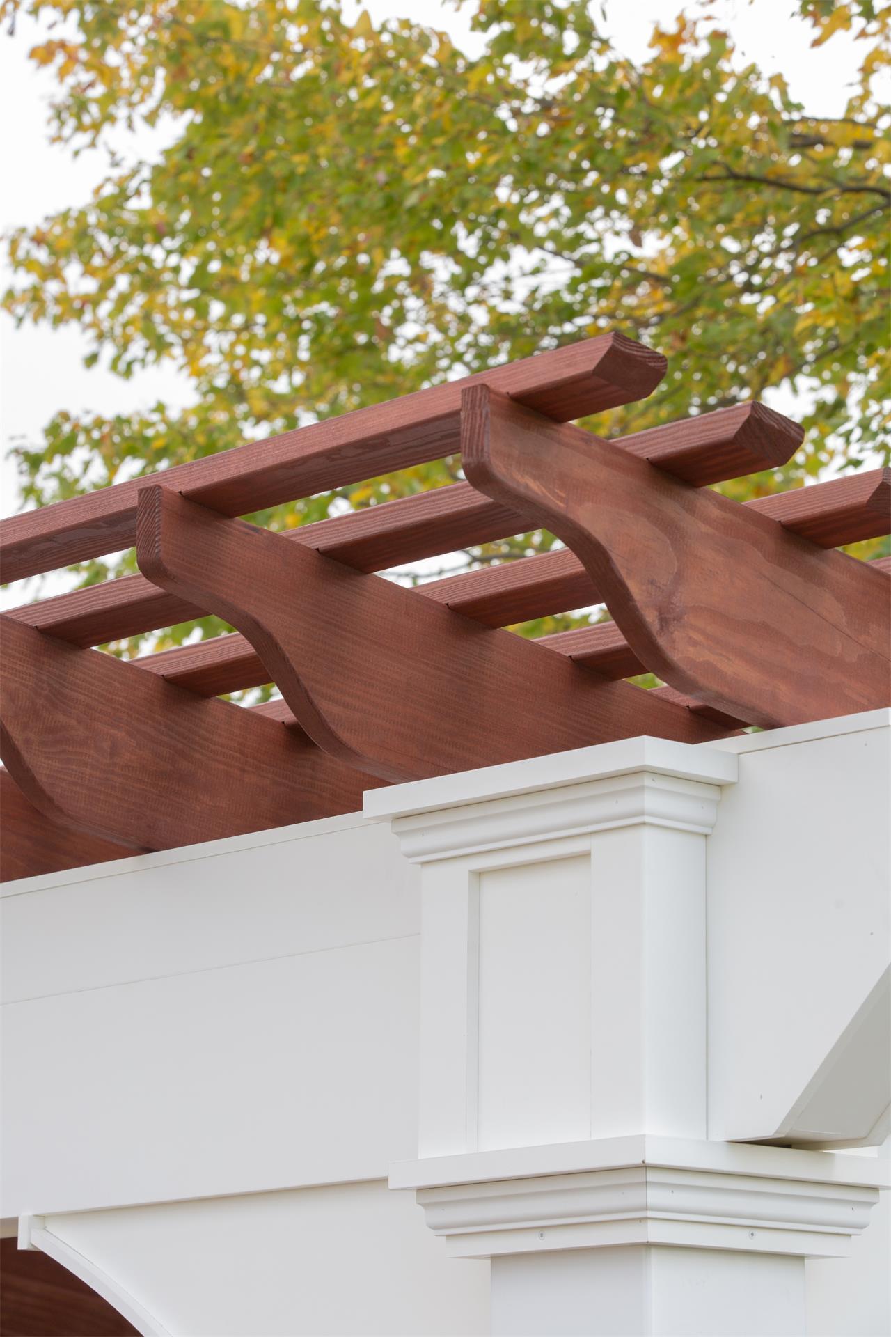 cedar pergolas kits for sale on Santa Fe Vinyl Pergola From Dutchcrafters Amish Furniture