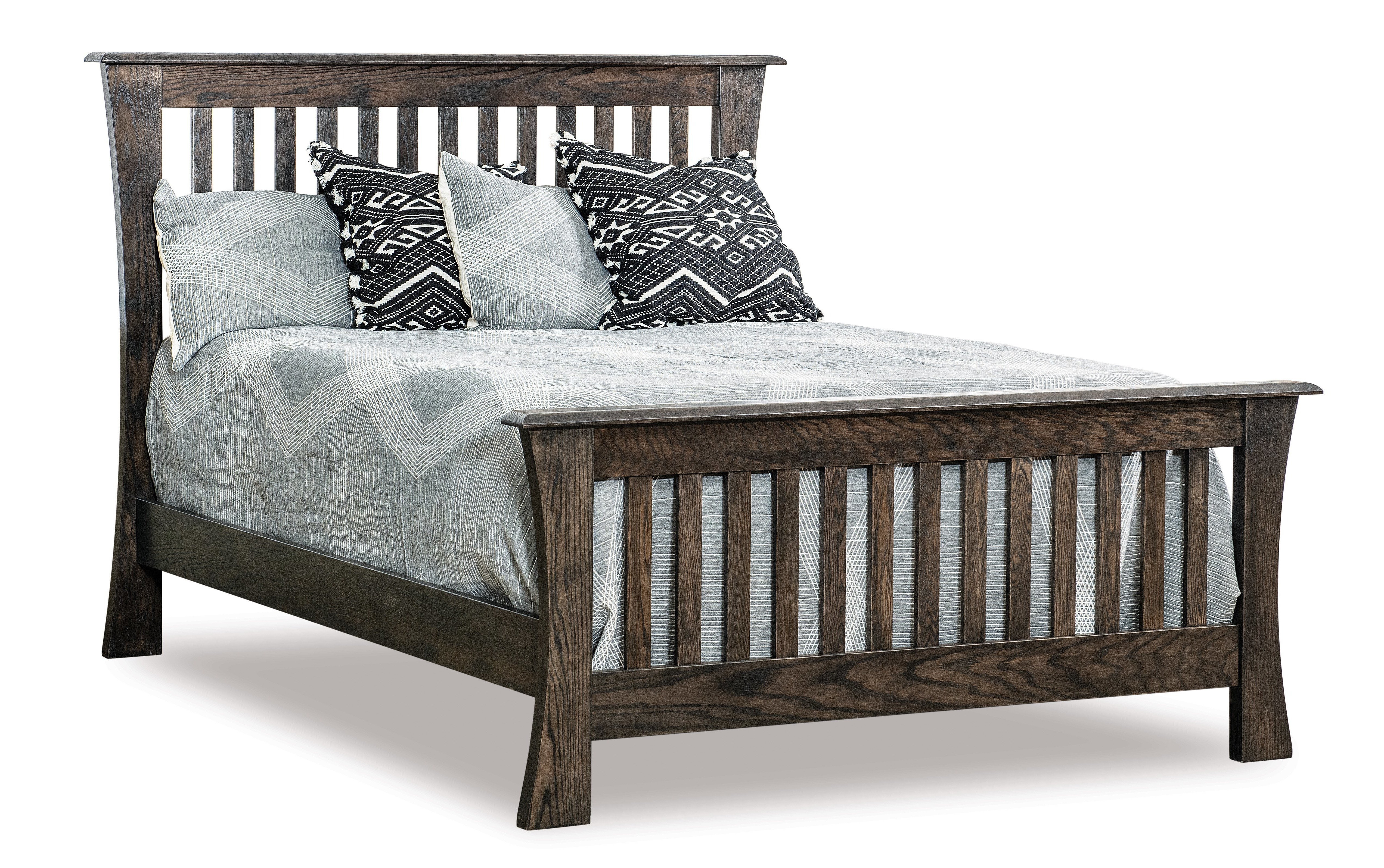 American Made Trestle Slat Bed Frame - Solid Wood | DutchCrafters
