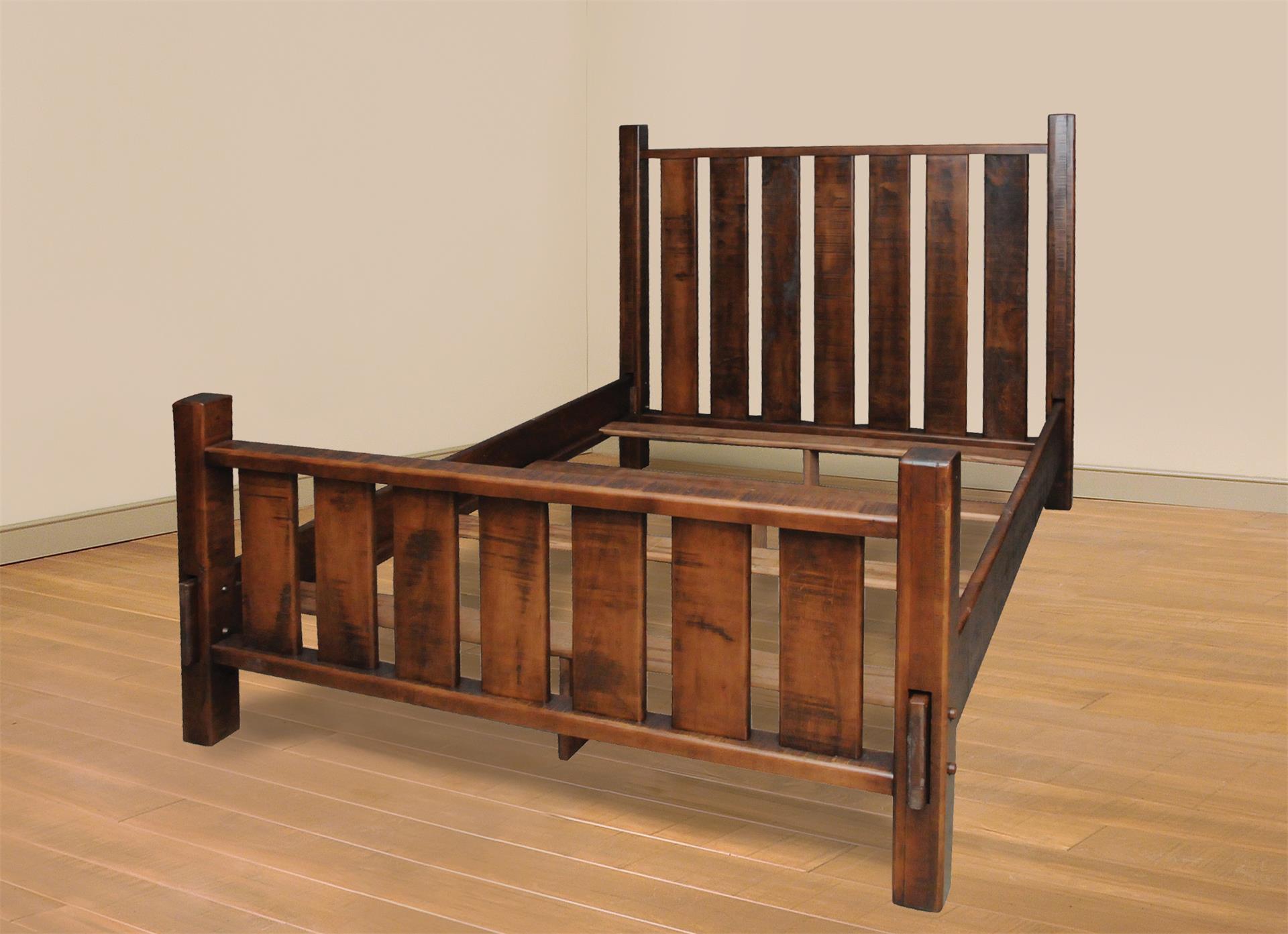 Ruff Sawn Originals Picket Bed from DutchCrafters Amish Furniture