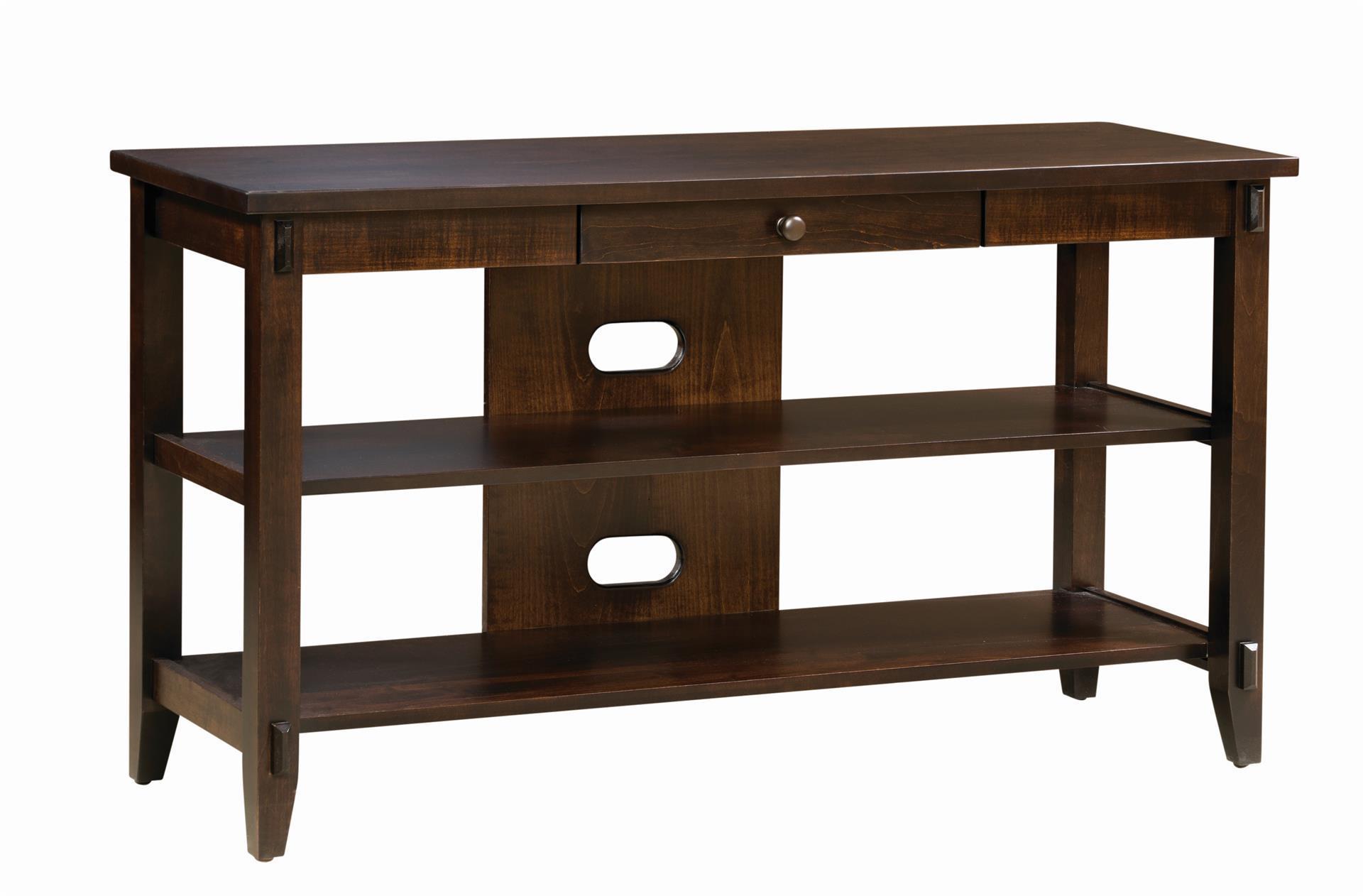 Juliette Open TV Stand from DutchCrafters Amish Furniture