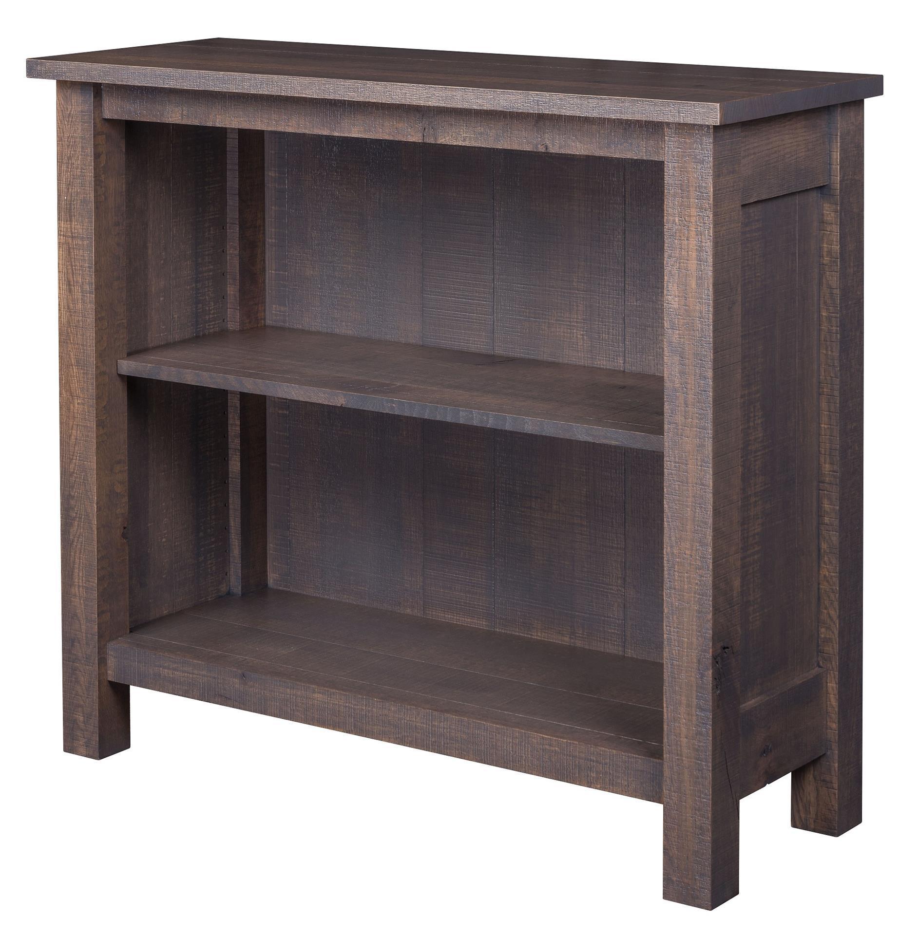 Custom Solid Real Wood Bookcase From DutchCrafters Amish Furniture