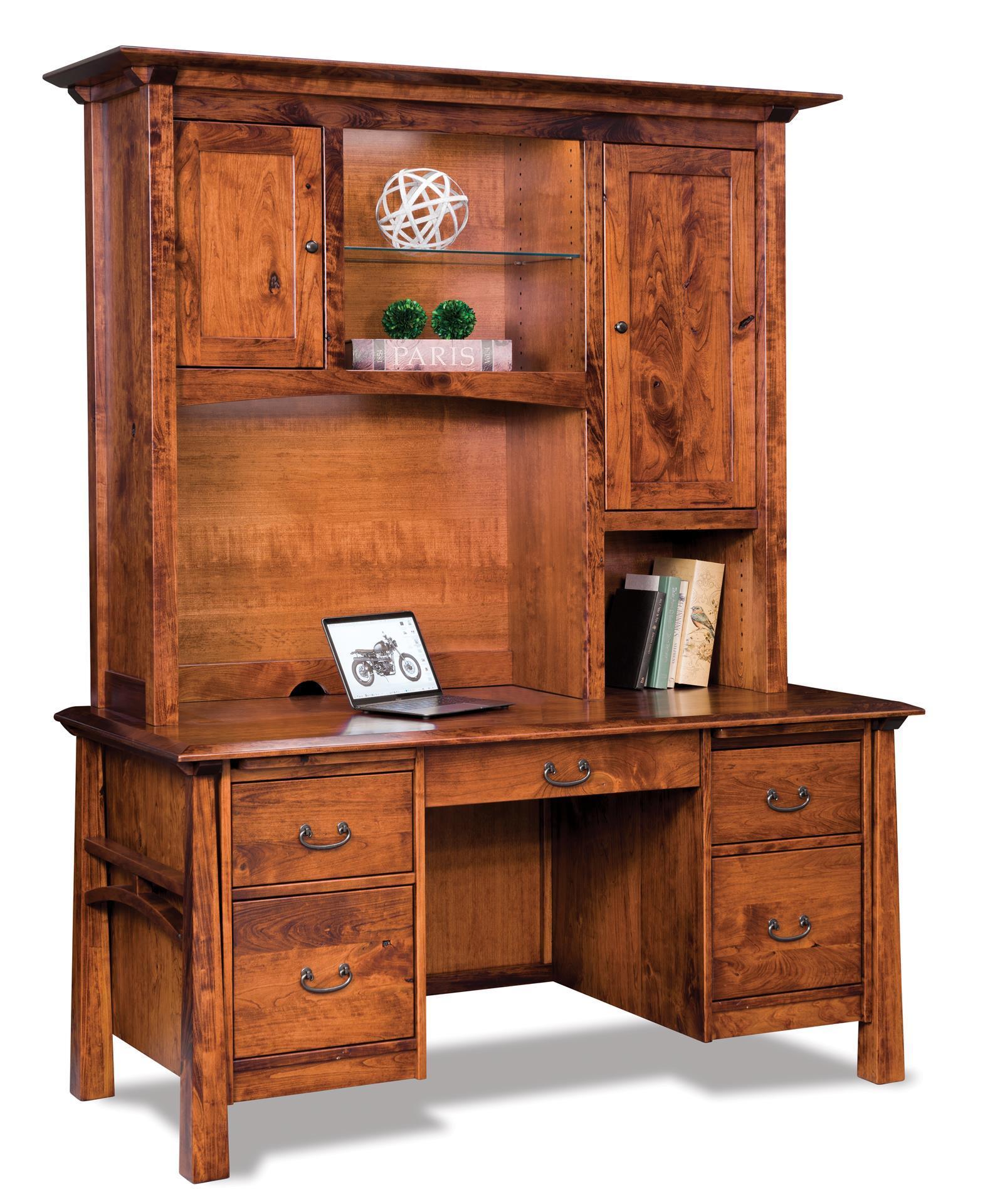 Wall Desk with Hutch from DutchCrafters Amish Furniture
