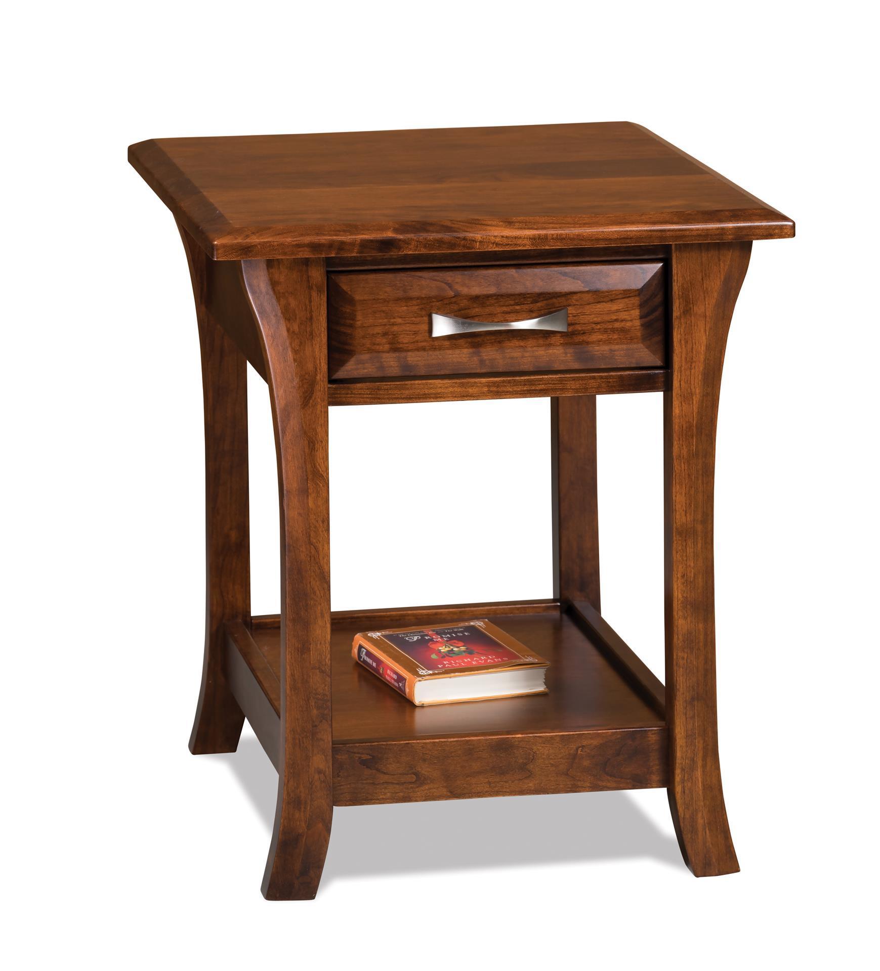 Cherry Wood End Table from DutchCrafters Amish Furniture