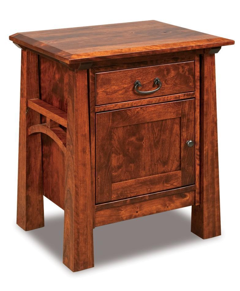Mission Night Stand Cabinet from DutchCrafters Amish Furniture