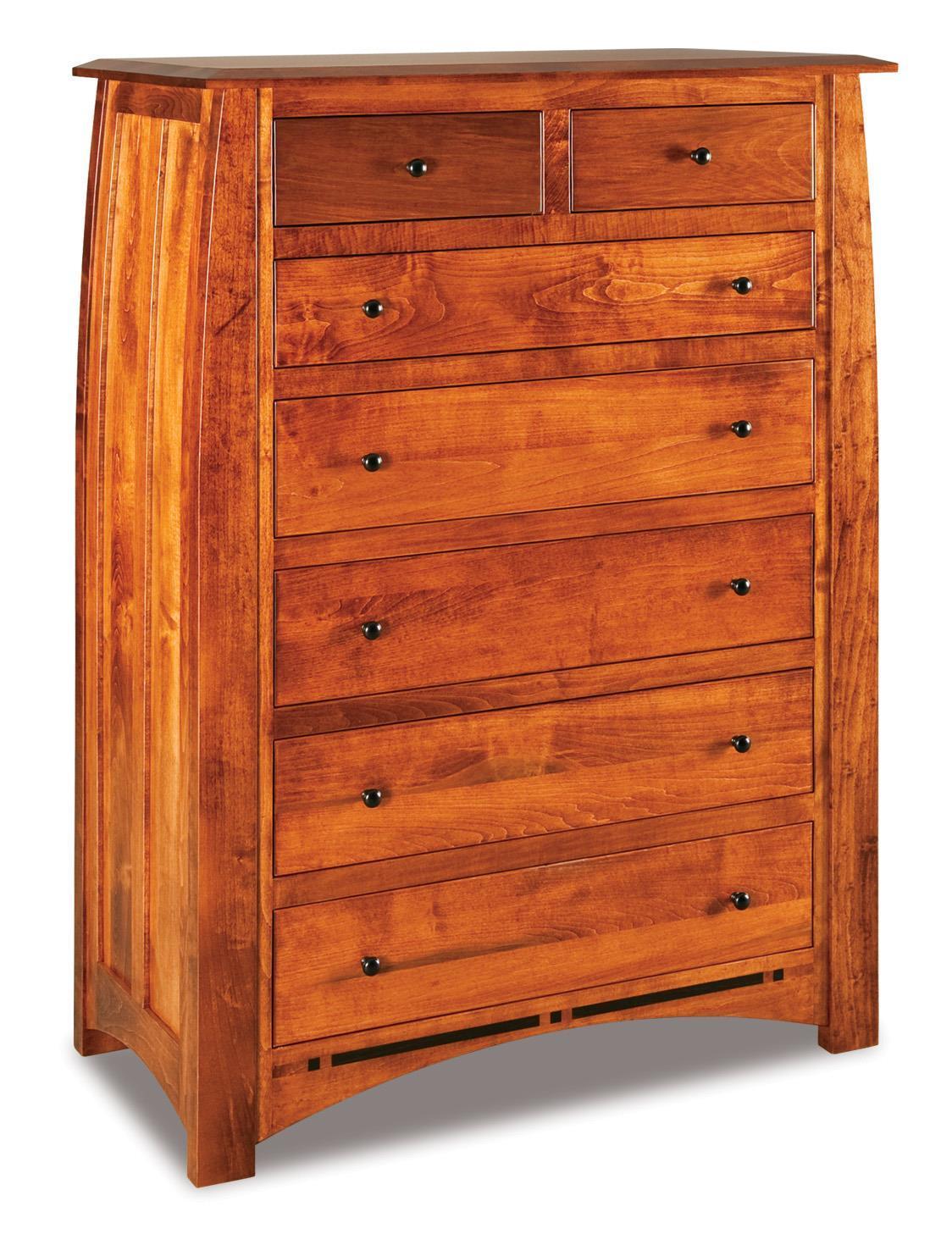Mission Seven Drawer Chest of Drawers from DutchCrafters Amish