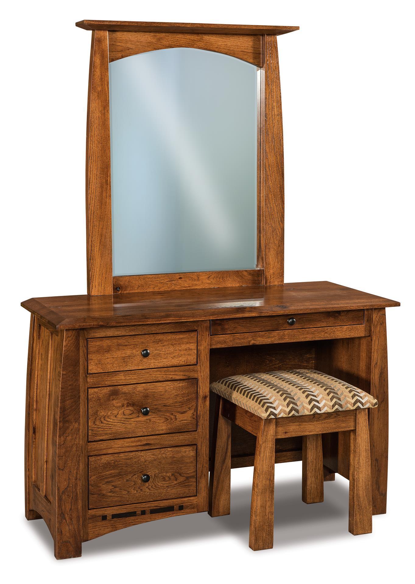 Mission 4-Drawer Vanity Dressing Table from DutchCrafters Amish
