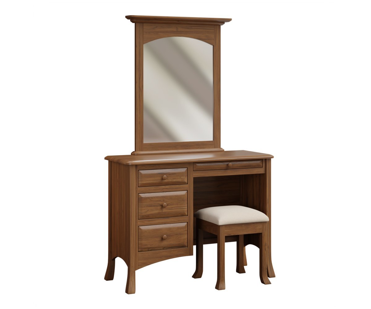 Carlisle Vanity Makeup Table from DutchCrafters Amish Furniture