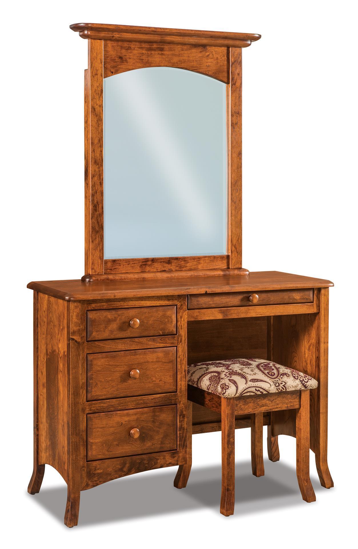 Carlisle Vanity Makeup Table from DutchCrafters Amish Furniture