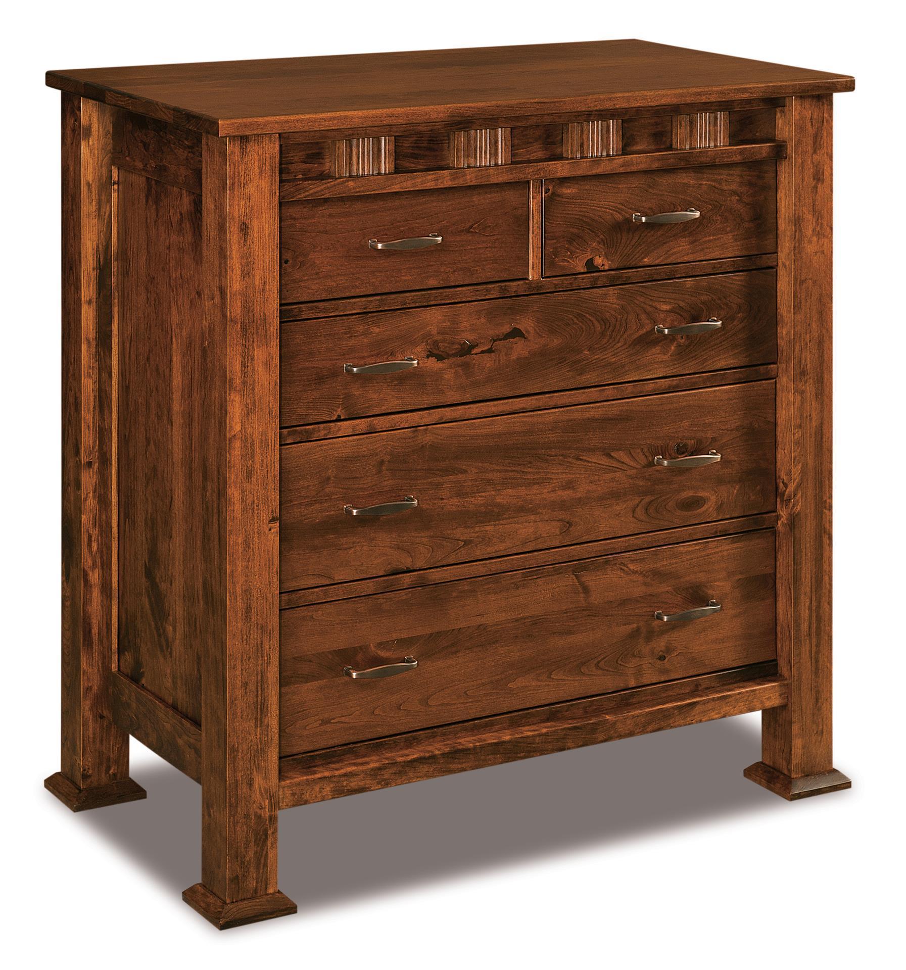 Aaron Mission Five Drawer Child's Chest of Drawers from