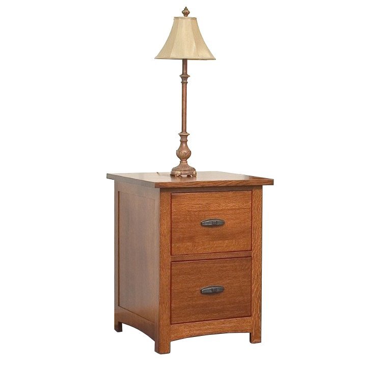 Traditional Filing Cabinet, Solid Wood from DutchCrafters Amish