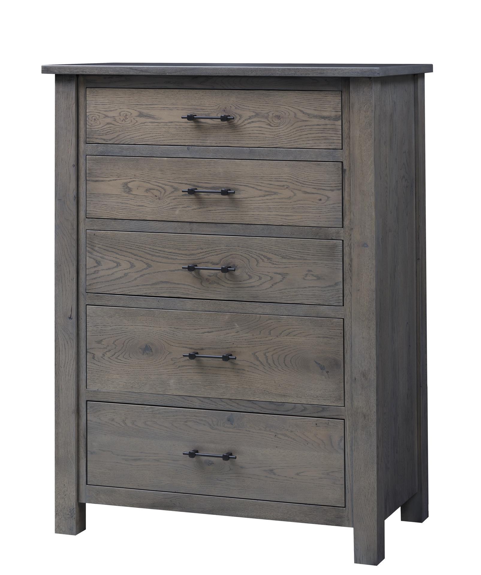 Pike Mission Solid Wood Chest of Drawers from DutchCrafters Amish