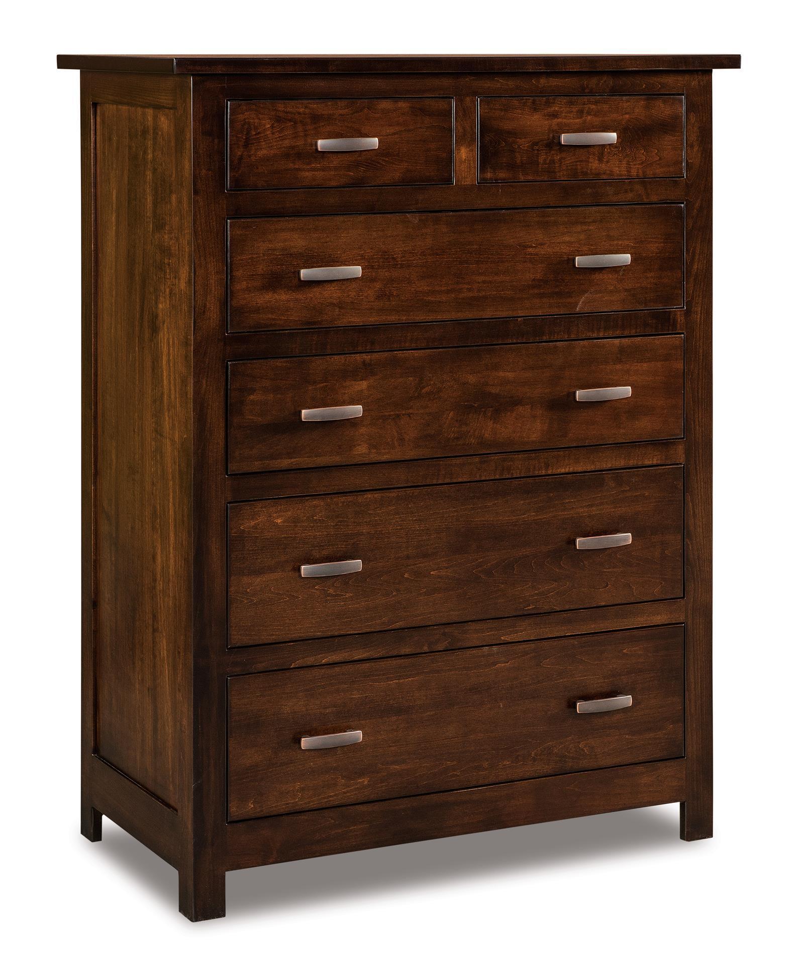 Flush Mission 6-Drawer Chest of Drawers from DutchCrafters Amish