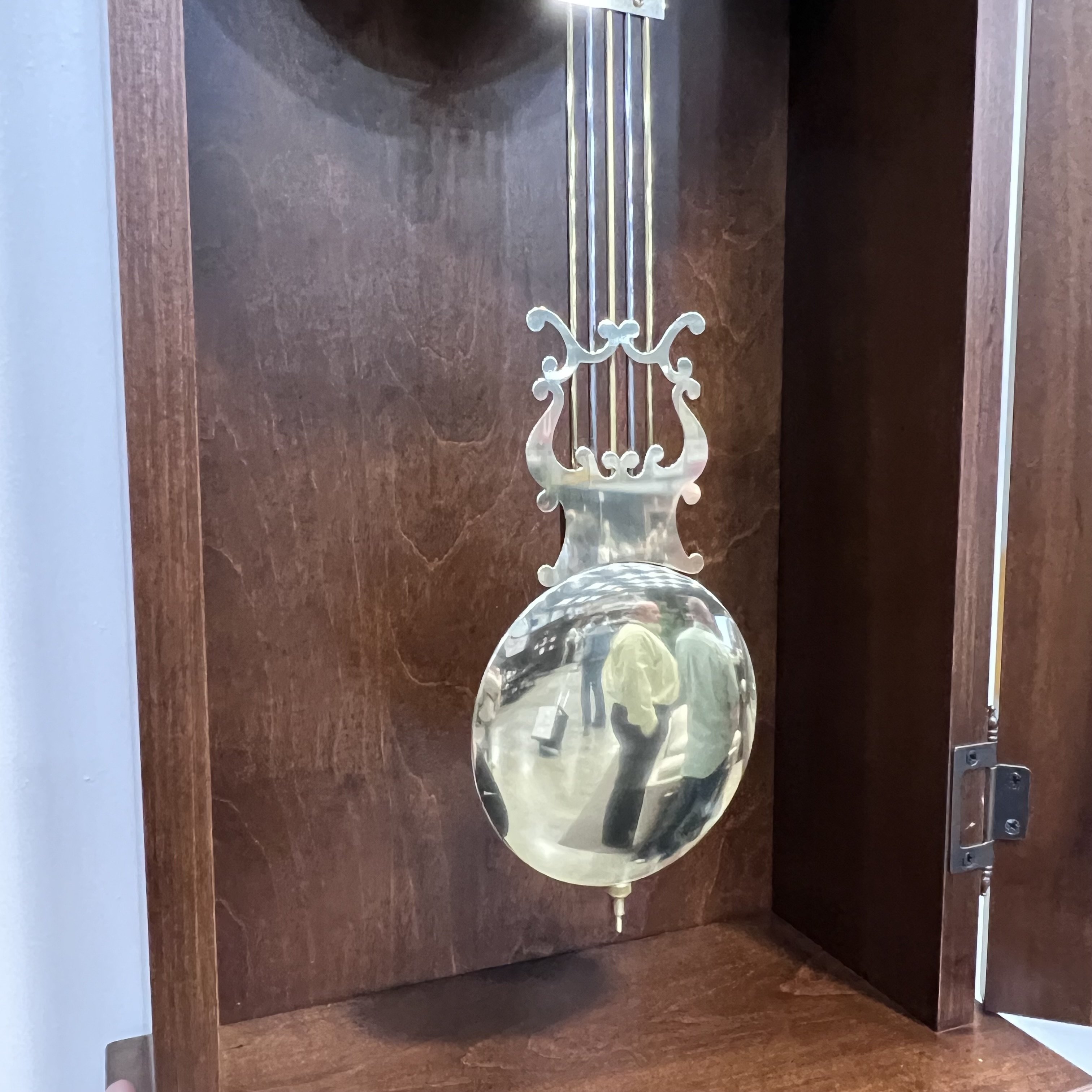 Amish Handcrafted Baker Hill Quartz Wall Clock with Chimes