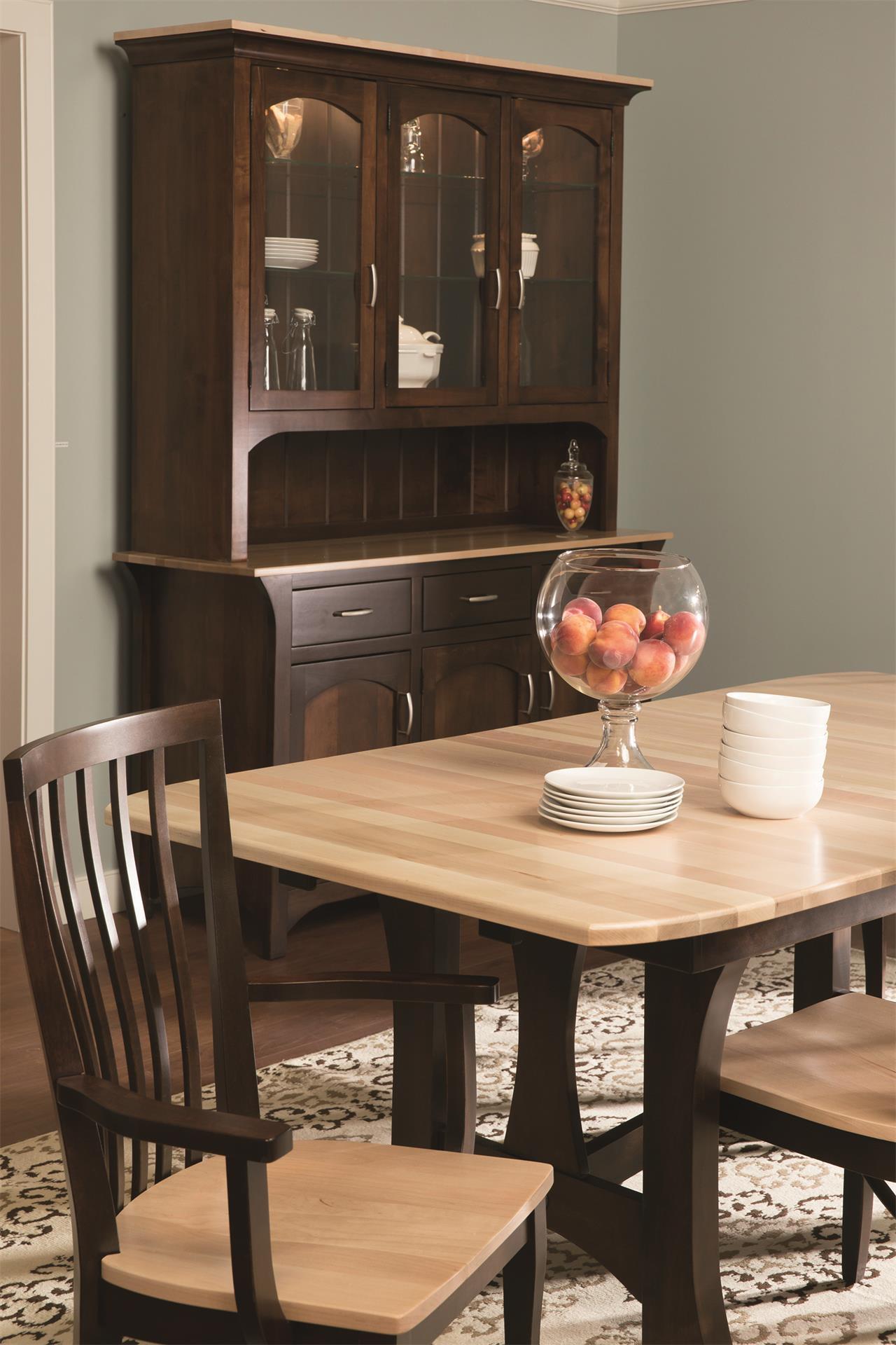 Monarch China Hutch With 3 Stage Touch Lighting From Dutchcrafters