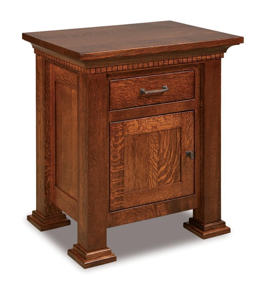 27" Hardwood Nightstand Cabinet from DutchCrafters Amish Furniture