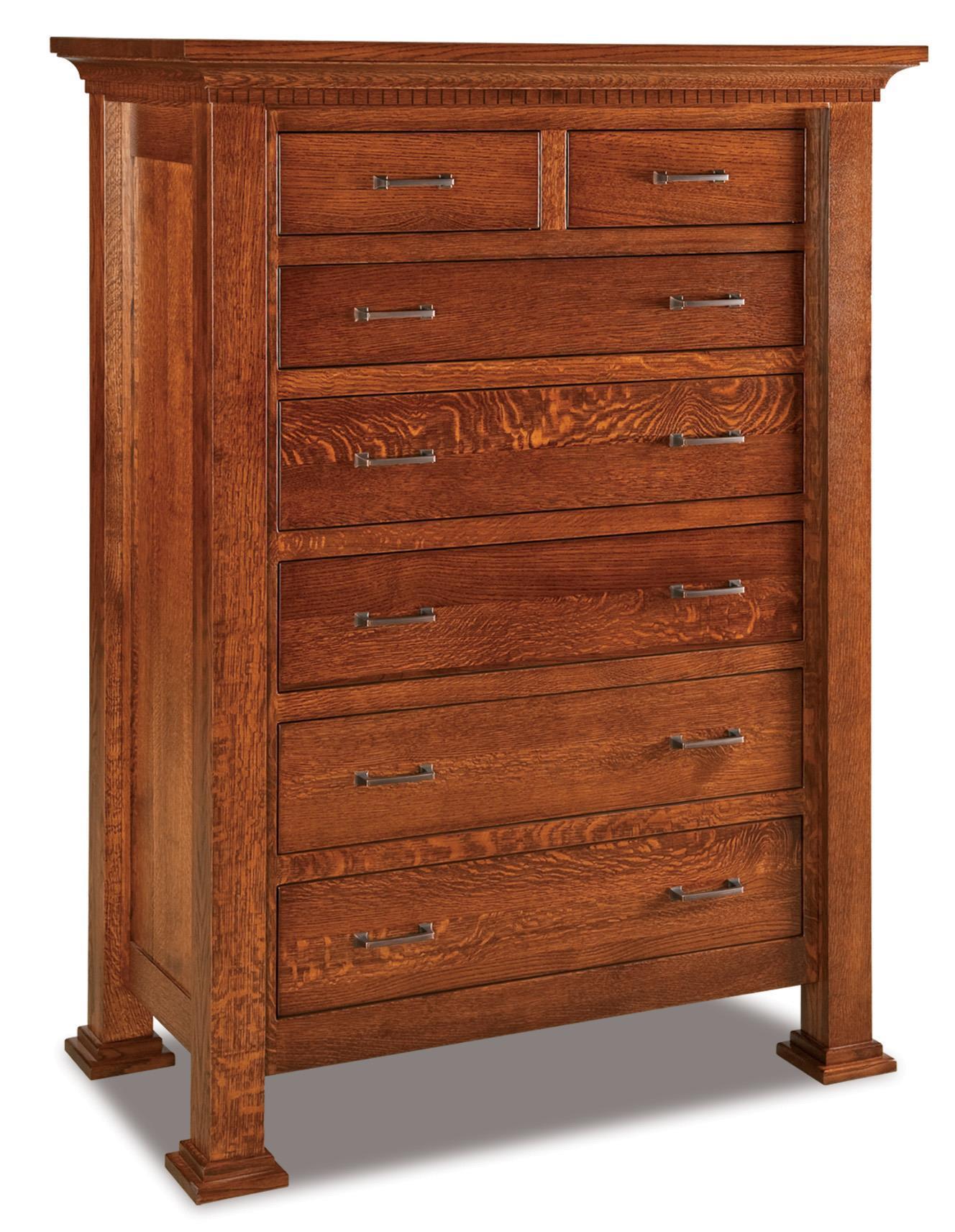 Solid Wood 7-Drawer Chest of Drawers from DutchCrafters Amish