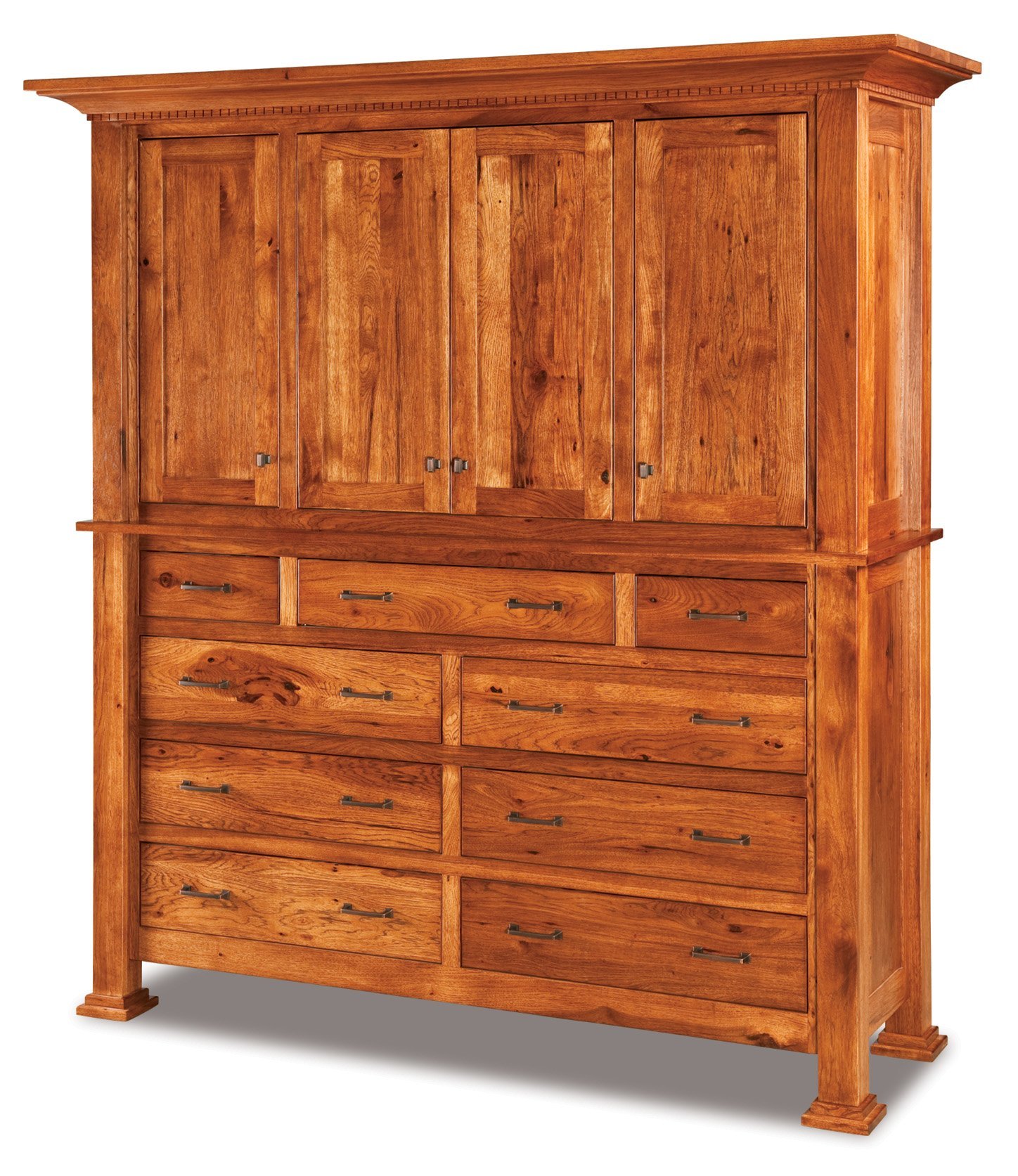 Custom Hardwood Mule Chest of Drawers from DutchCrafters Amish