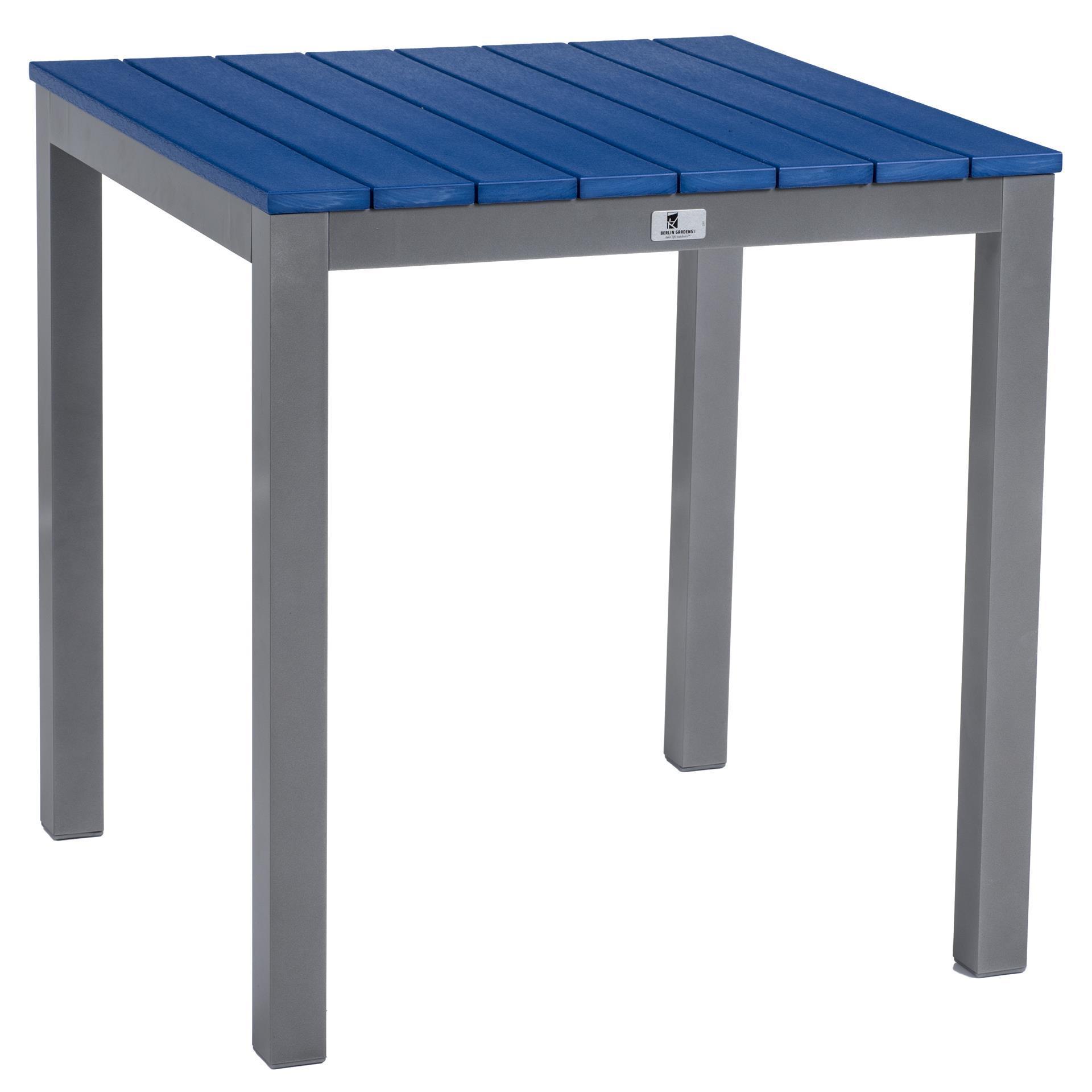 Berlin Gardens Pax 28 Square Poly And Metal Dining Table