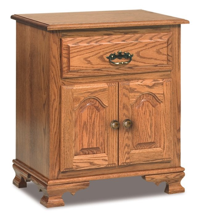 Hardwood Country Style Nightstand Cabinet from DutchCrafters Amish